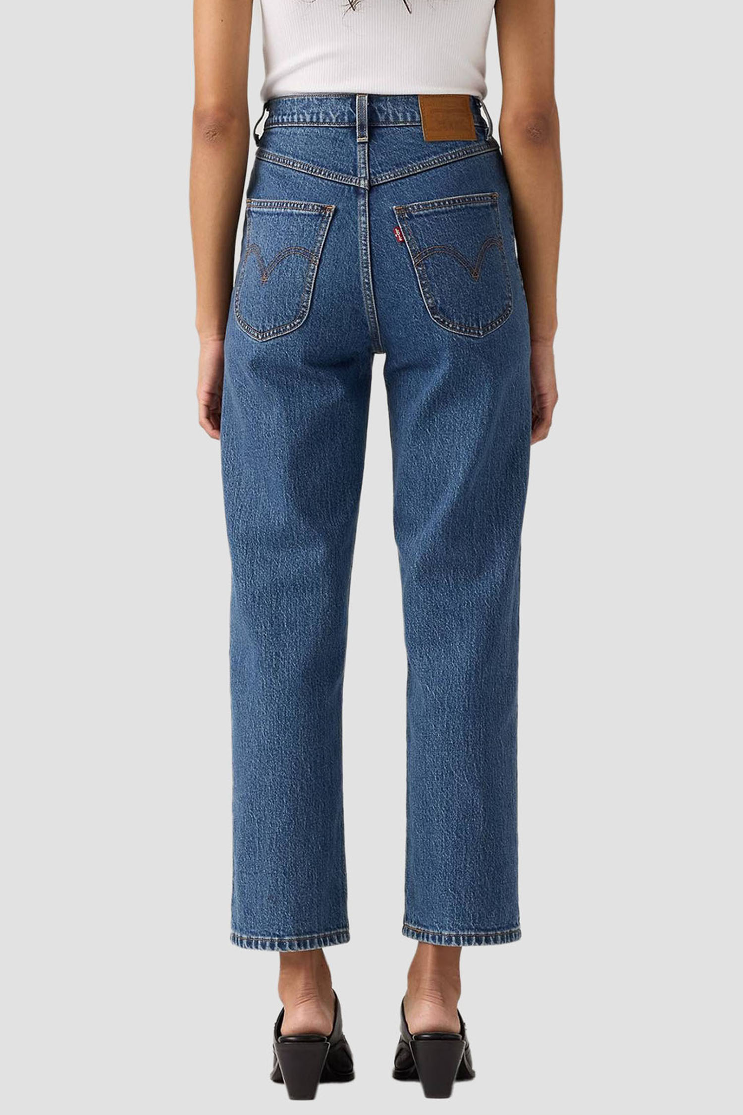 Женские синие джинсы Ribcage Western Yoke Levi’s® 0049U;0001
