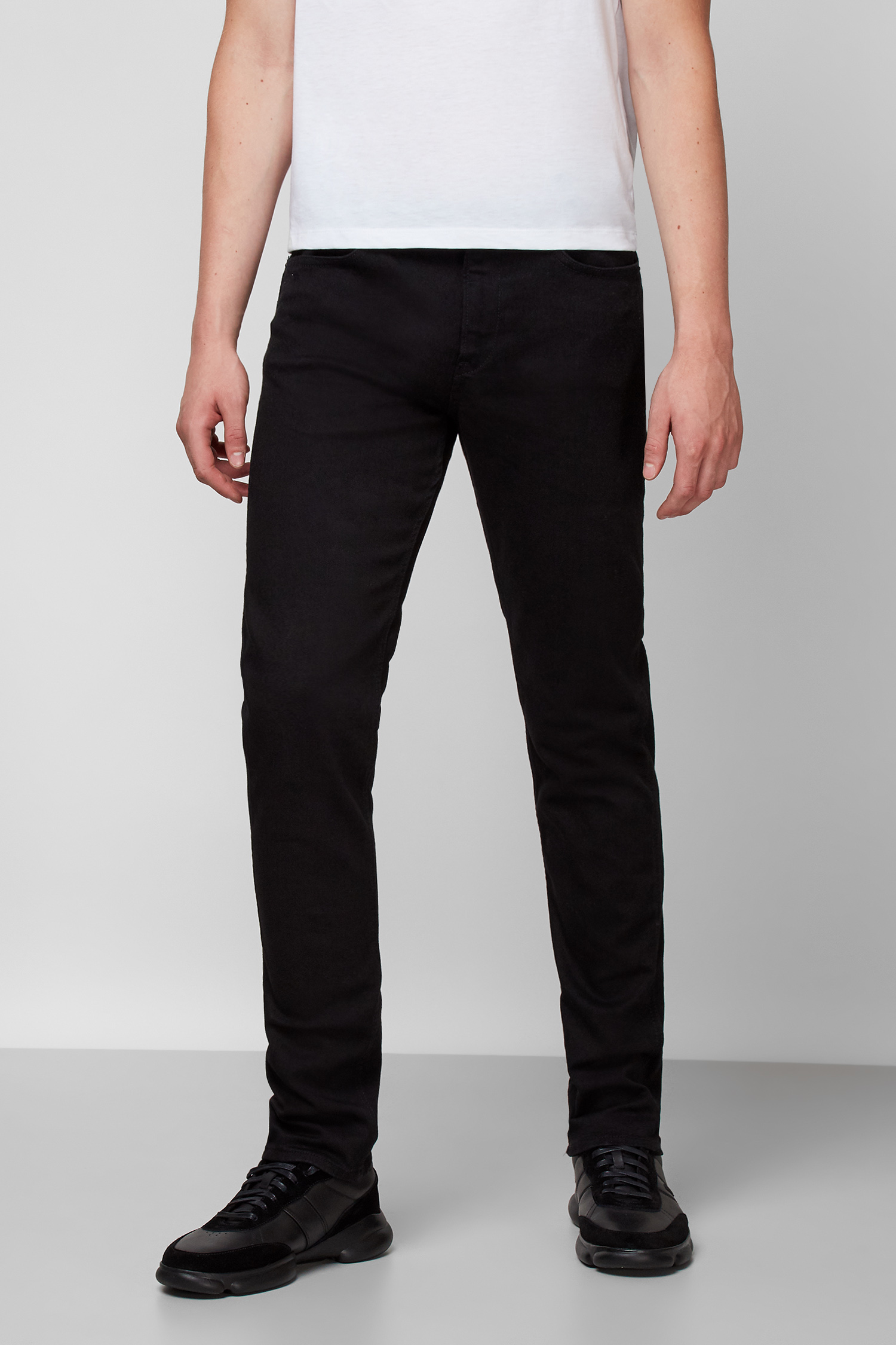 Черные джинсы для парней BOSS 50400078;001