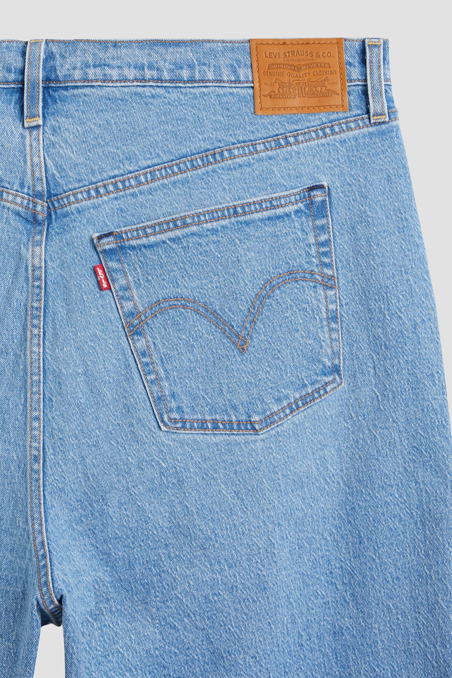 Женские голубые джинсы Ribcage Straight Levi’s® 38843;0023