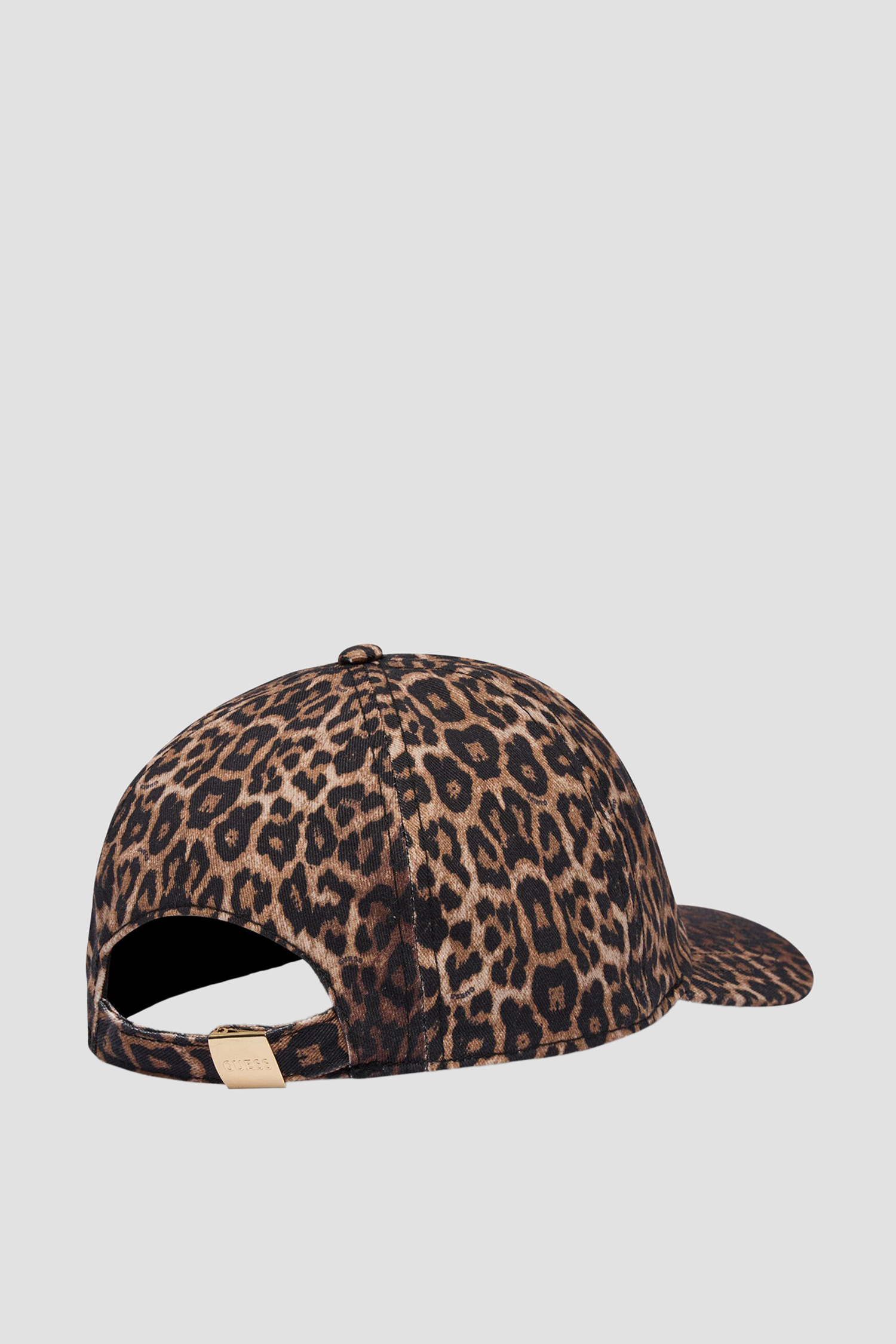 Жіноча коричнева кепка з візерунком Guess AW5501.COT01;BRO