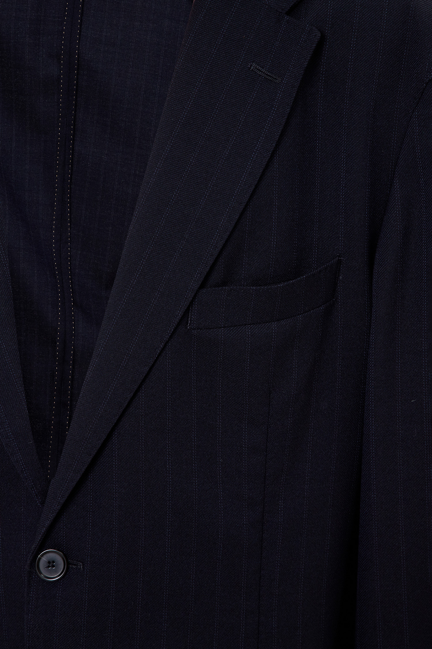 Мужской темно-синий шерстяной блейзер BOSS 50520326;404