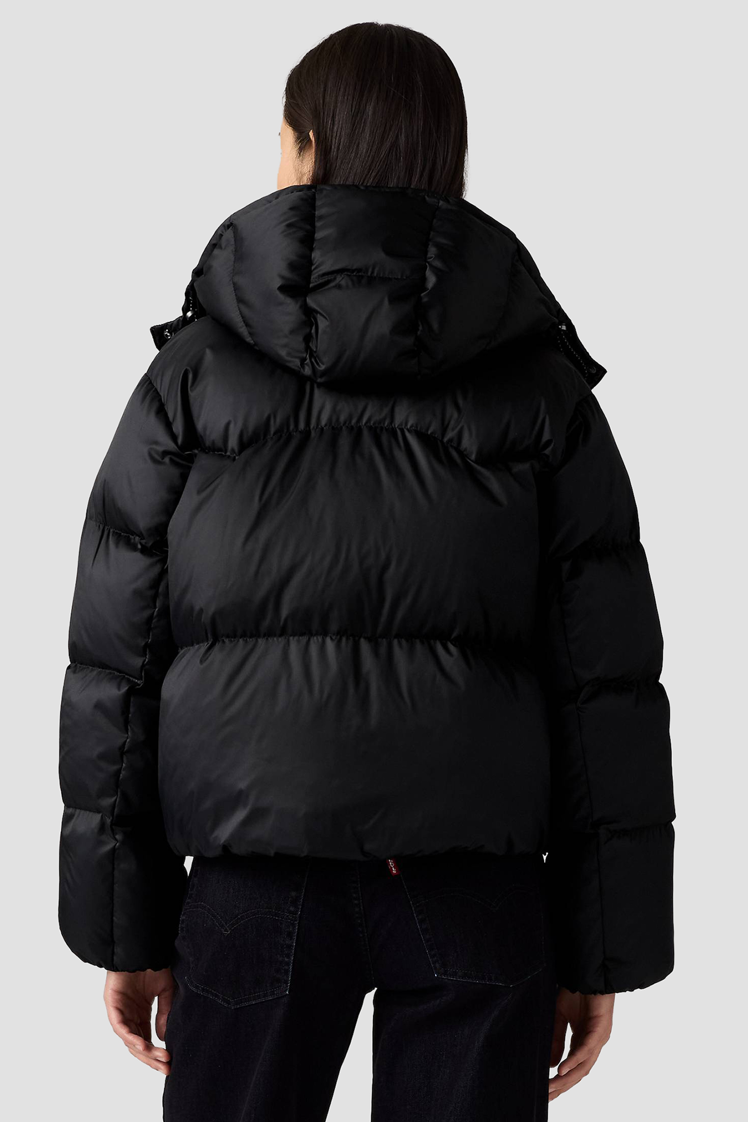 Женский черный пуховик Levi’s® 003MD;0001
