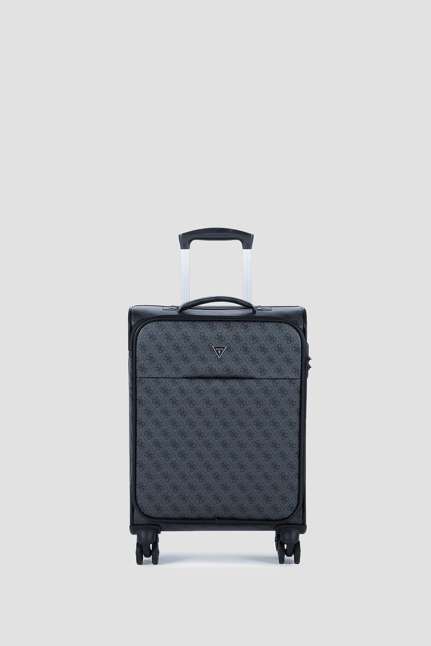 Чоловічий темно-сірий чемодан з візерунком Guess TMVZLS.P3142;COA