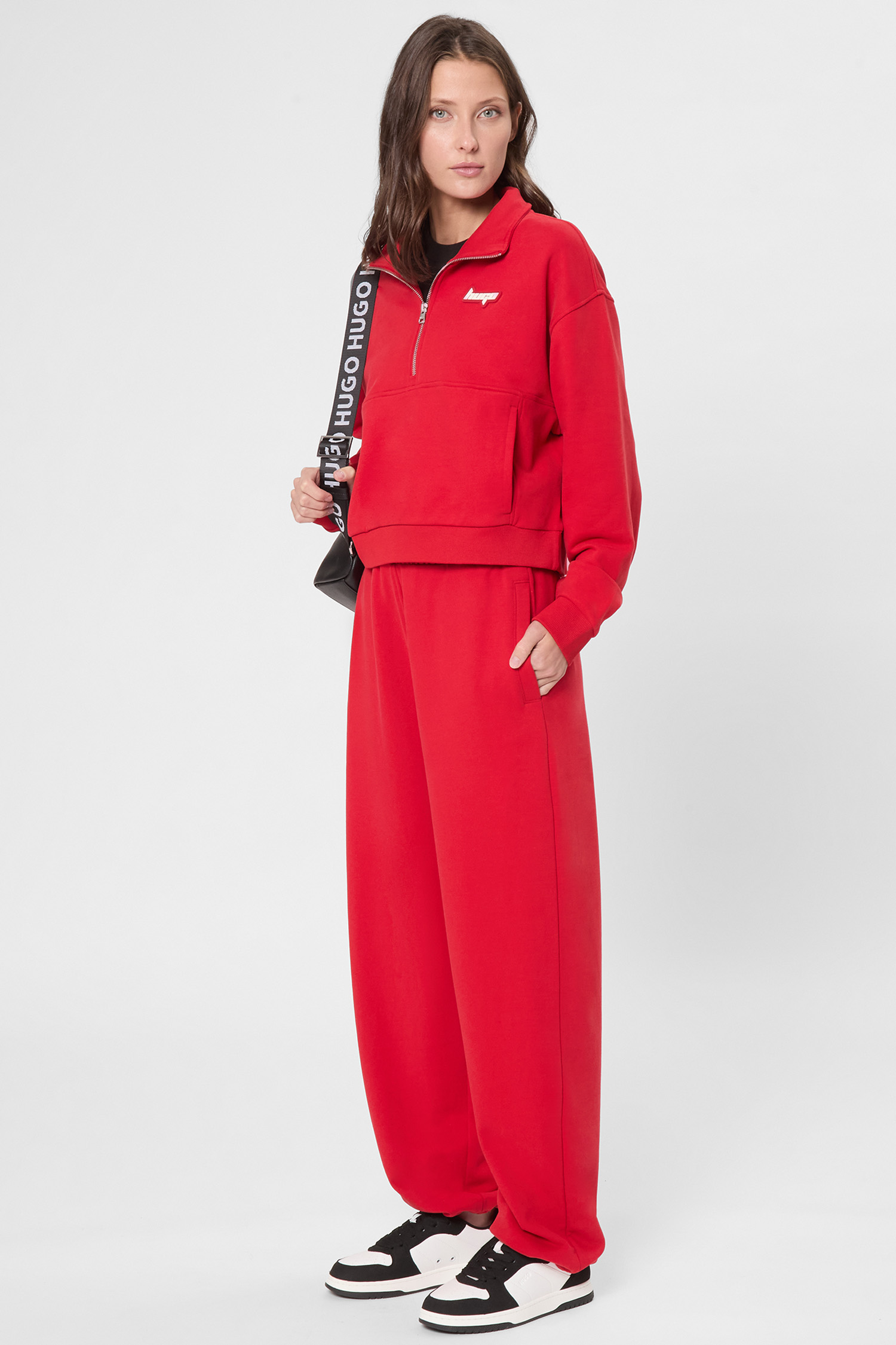 Жіноча червона спортивна кофта HUGO BLUE 50542972;601