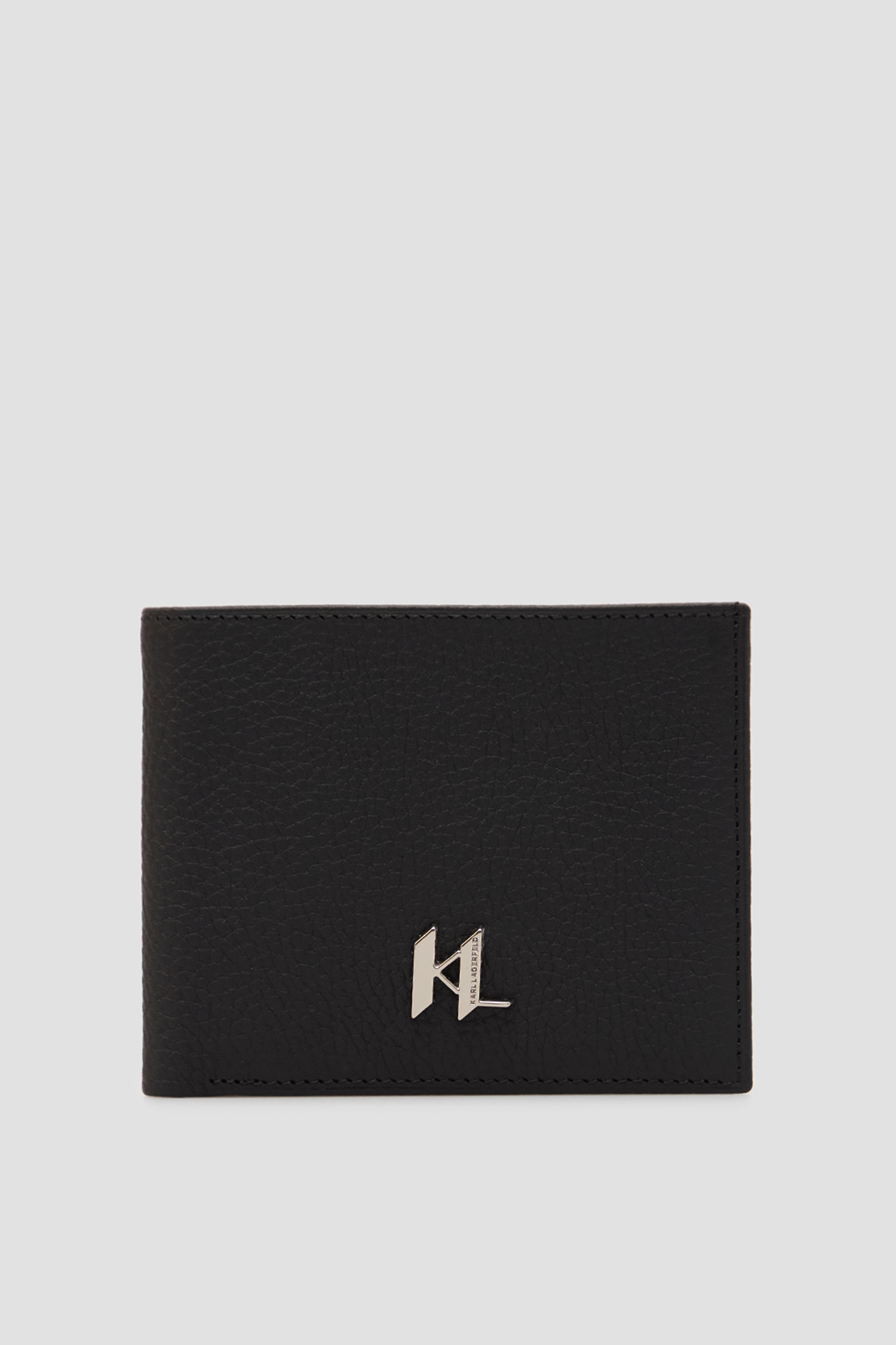 Чоловічий чорний шкіряний гаманець Karl Lagerfeld 562451.815422;990