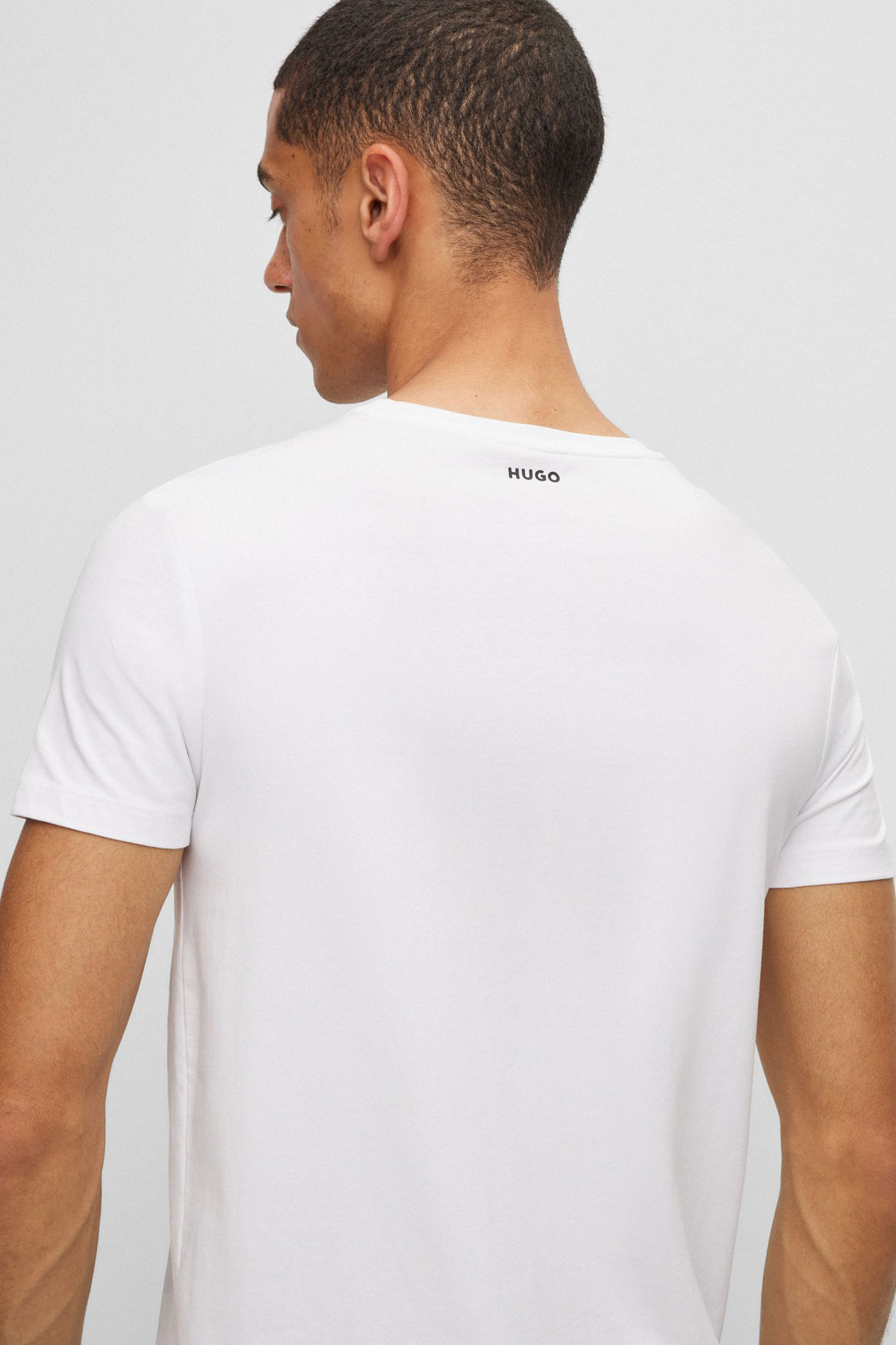 Чоловіча біла футболка (2 шт) HUGO 50325440;100