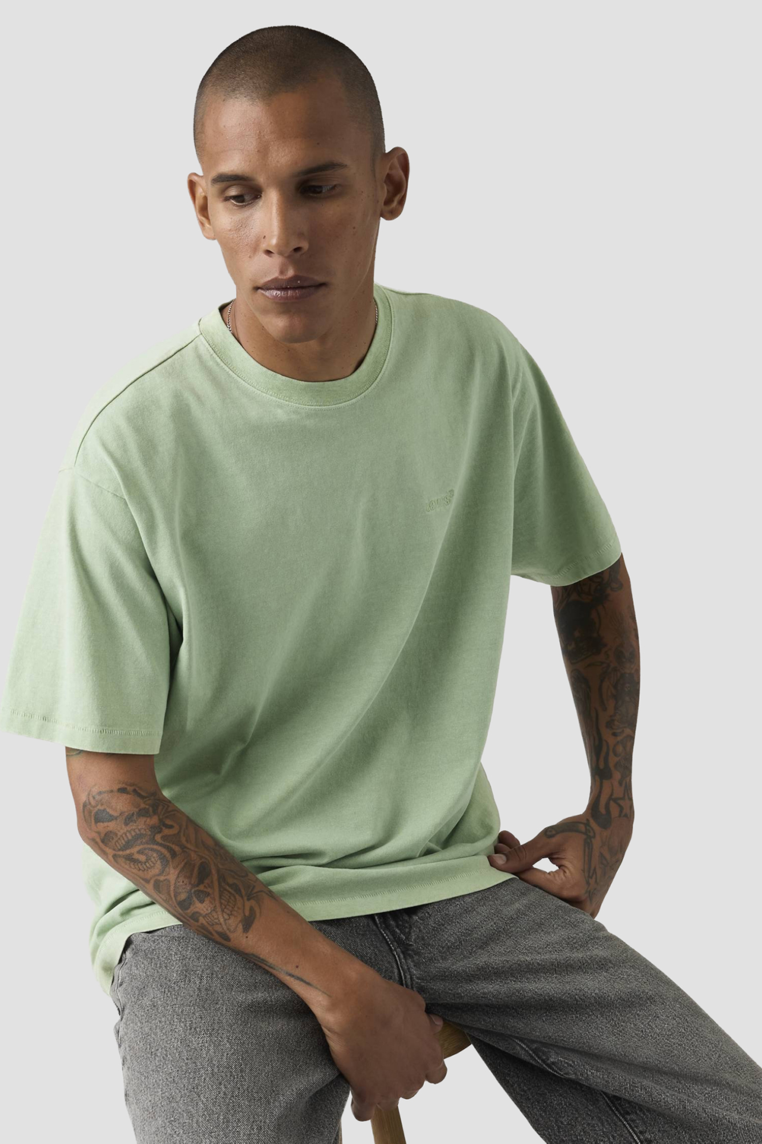 Мужская салатовая футболка Levi’s® A0637;0187