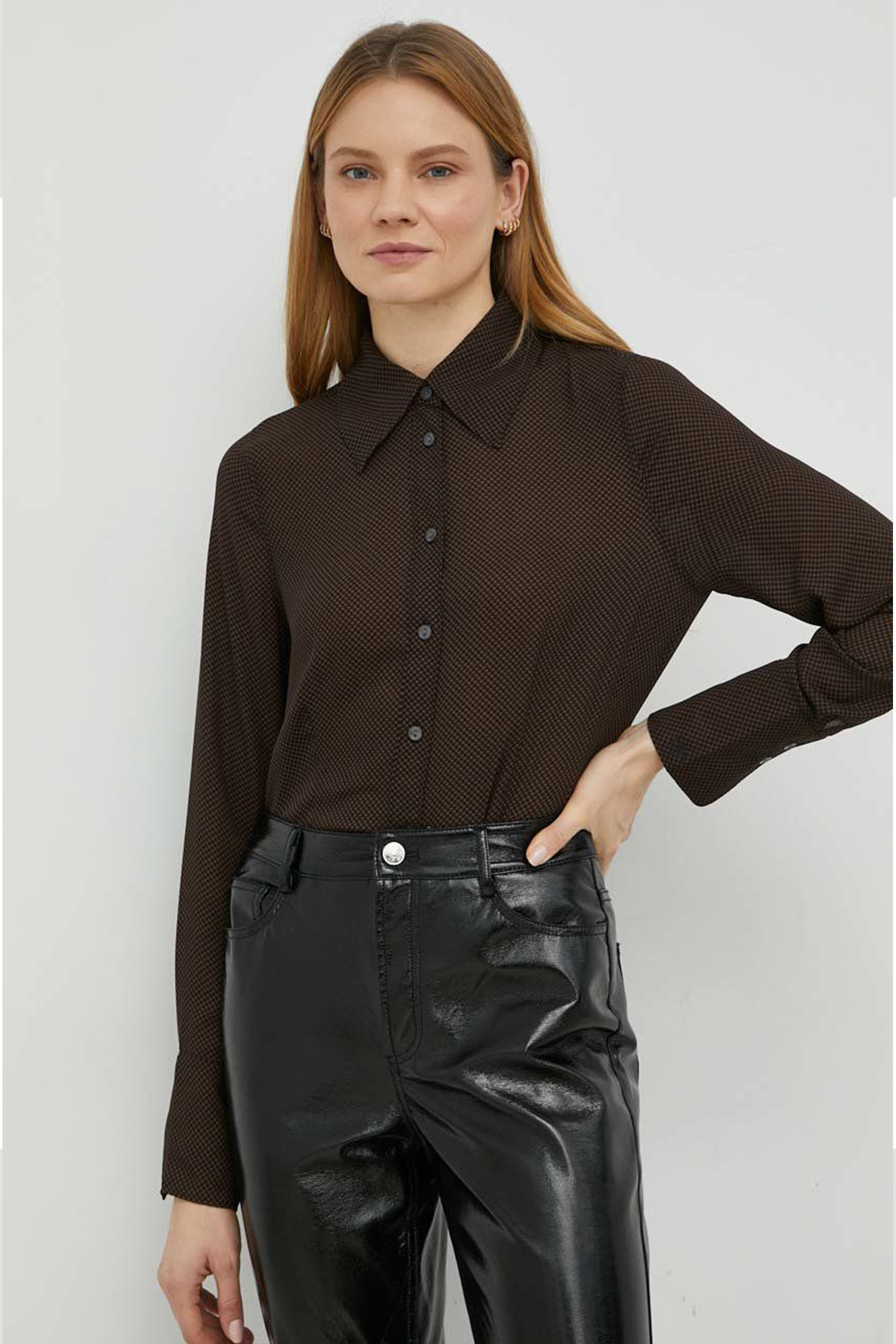 Жіноча коричнева блуза з візерунком Levi’s® A4571;0001