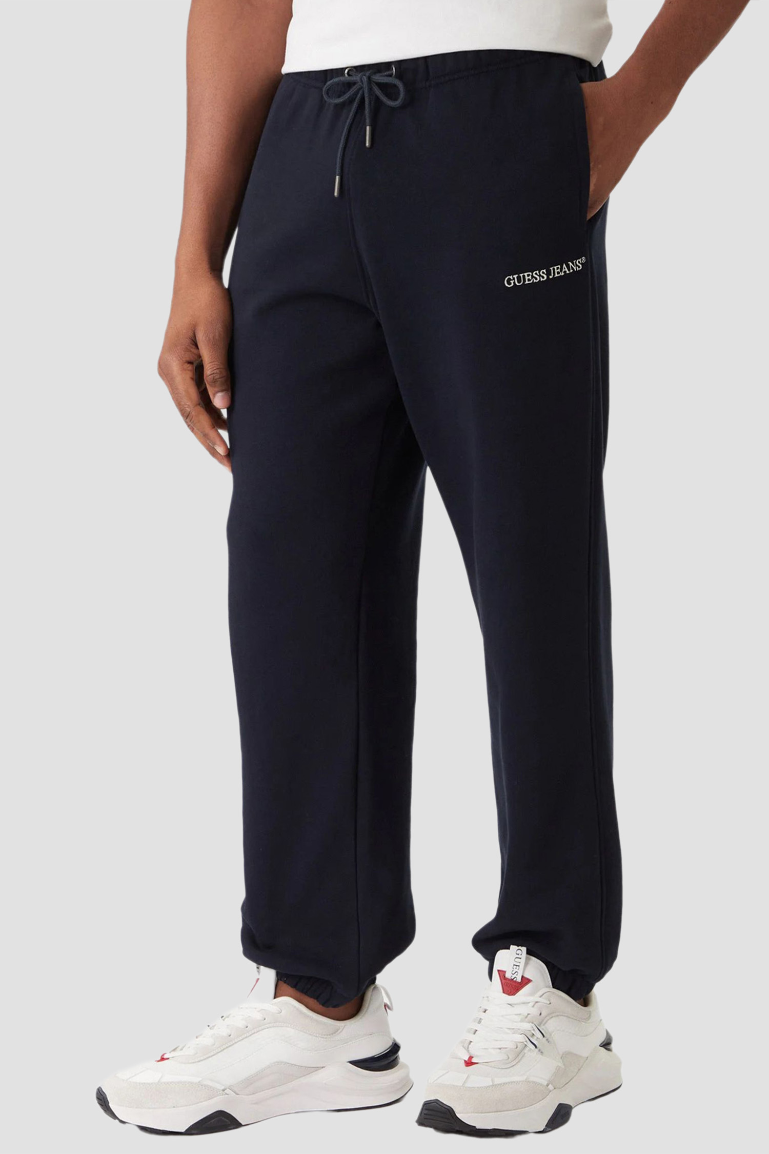 Мужские темно-синие спортивные брюки Guess Jeans M6RB70.KCPR1;A71W