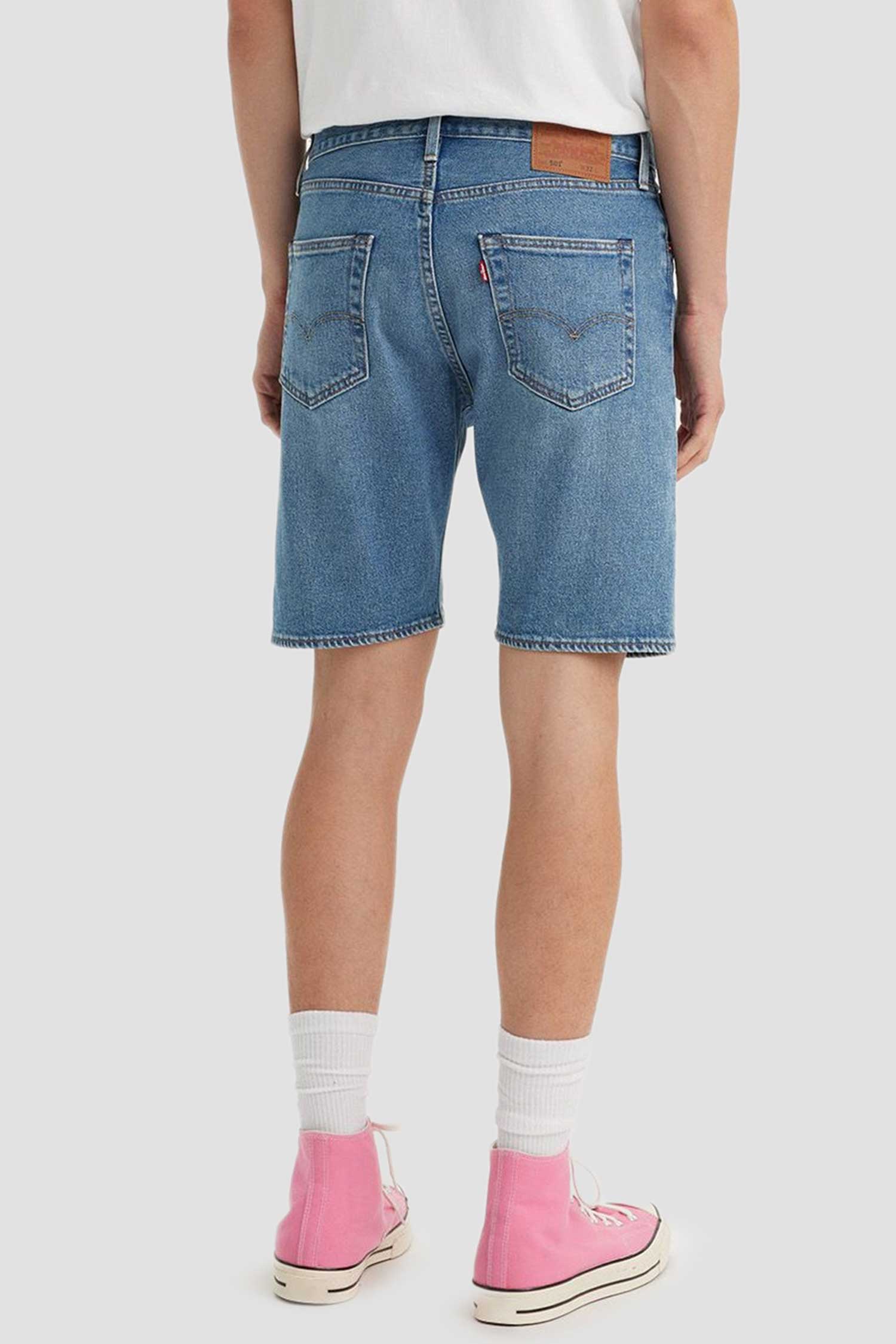 Мужские синие джинсовые шорты 501® Levi’s® 36512;0235