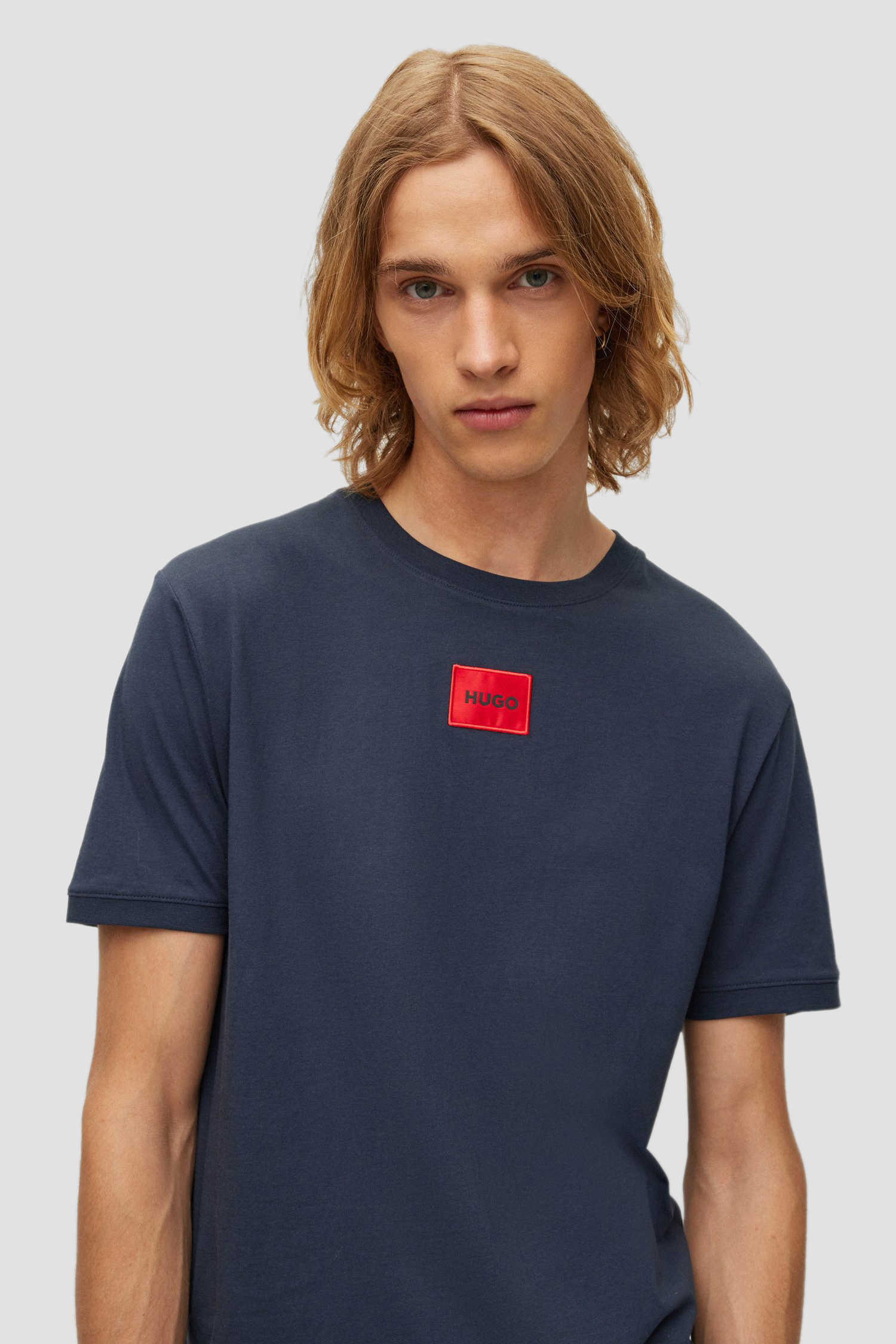 Чоловіча темно-синя футболка HUGO 50447978;405