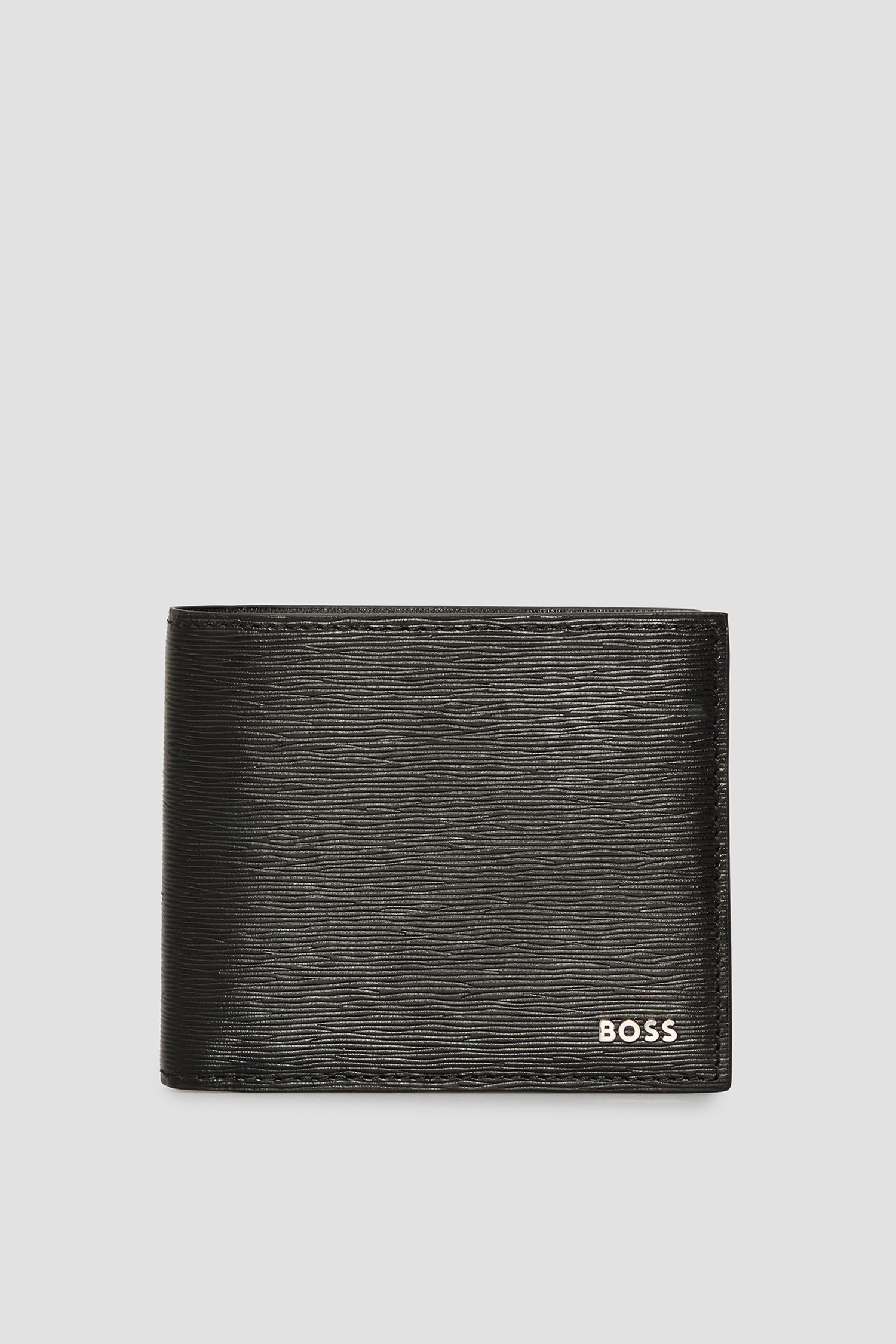 Чоловічий чорний шкіряний гаманець BOSS 50548824;001