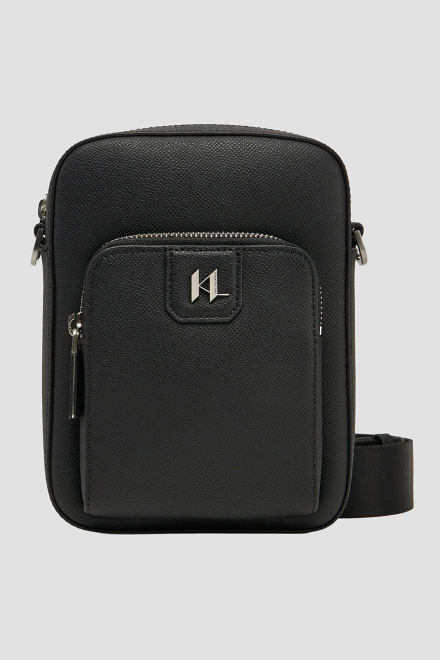 Чоловіча чорна шкіряна сумка Karl Lagerfeld A1M30097;999