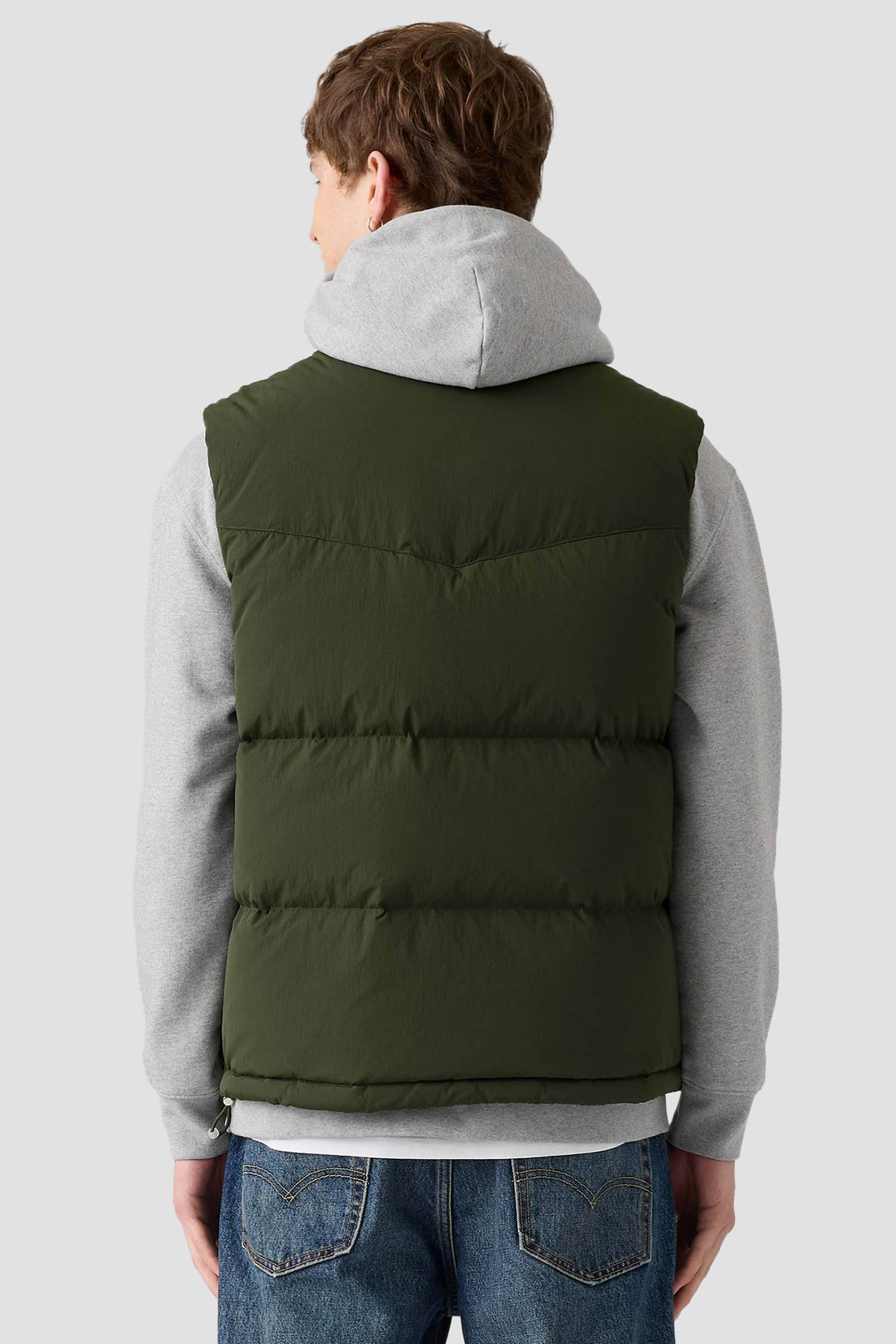 Чоловічий темно-зелений пуховий жилет Levi’s® A8556;0007
