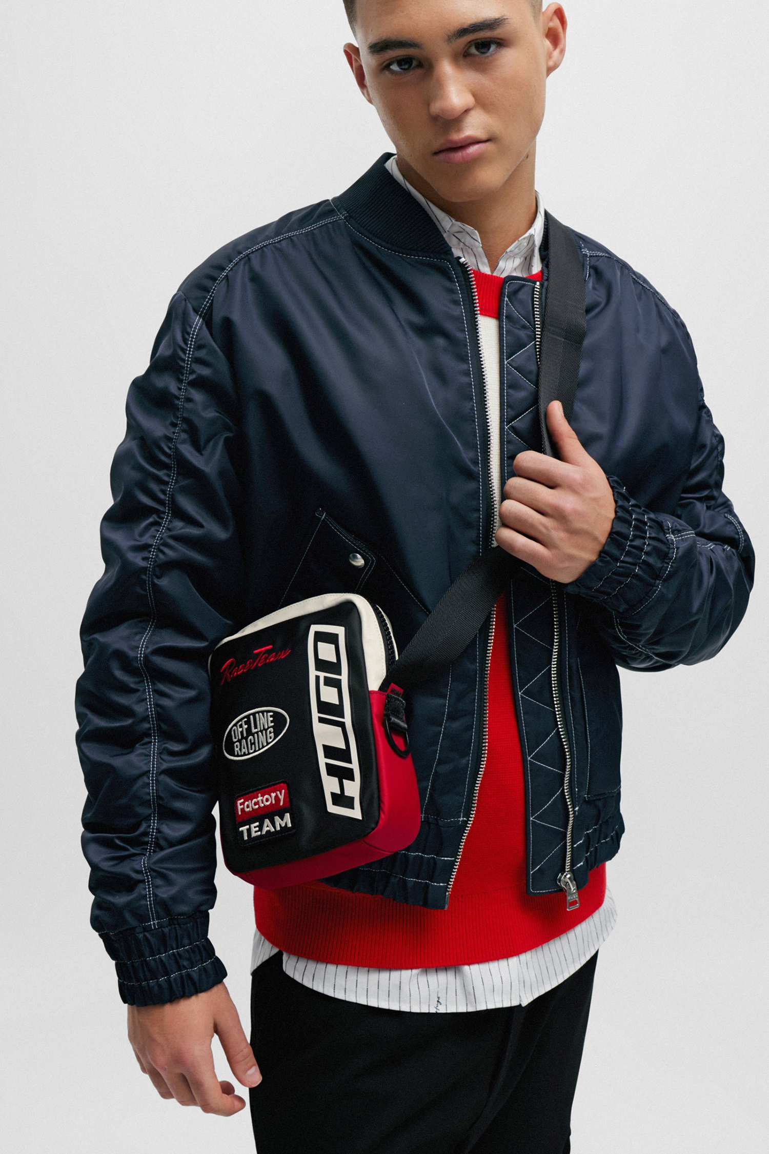 Мужская черная сумка HUGO 50511231;001