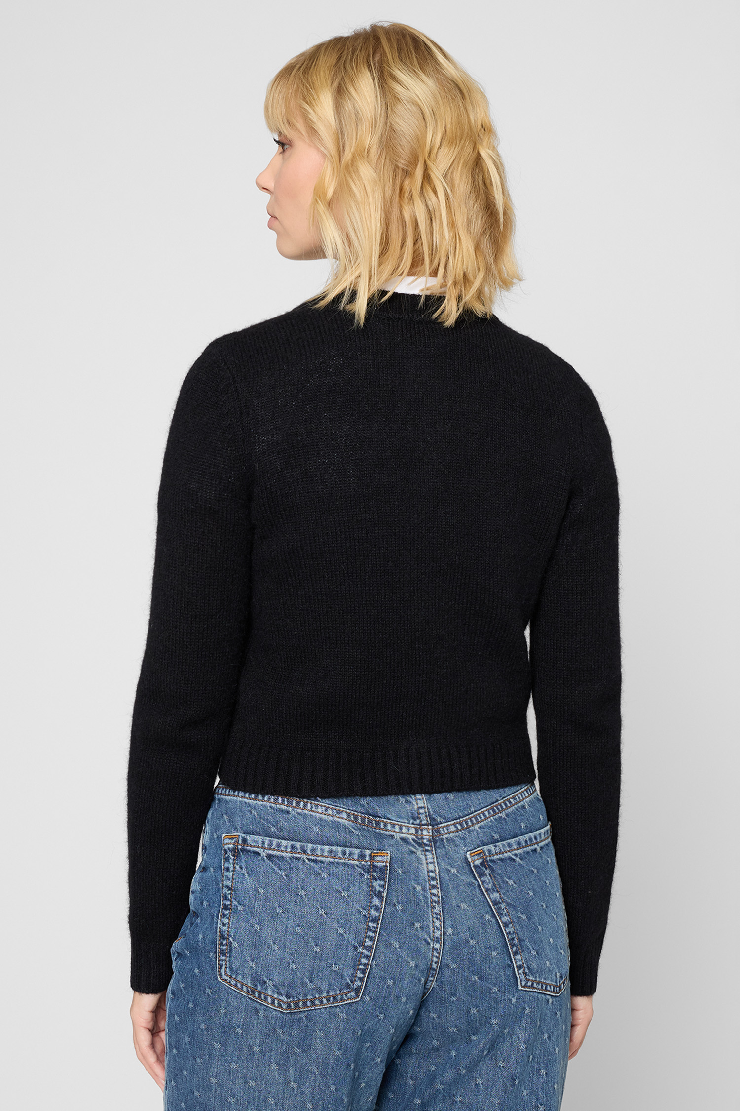 Женский черный кардиган HUGO 50548248;001