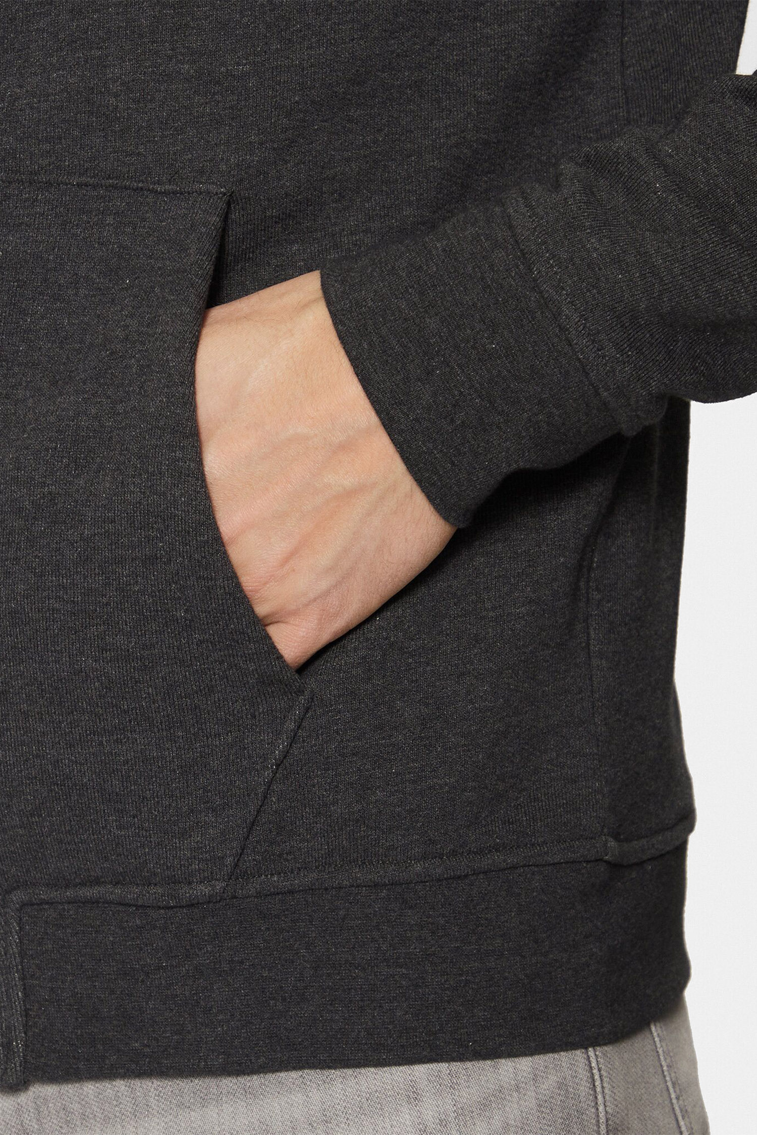 Чоловіча темно-сіра кофта на блискавці Guess M5RQ80.KCN01;DWHT