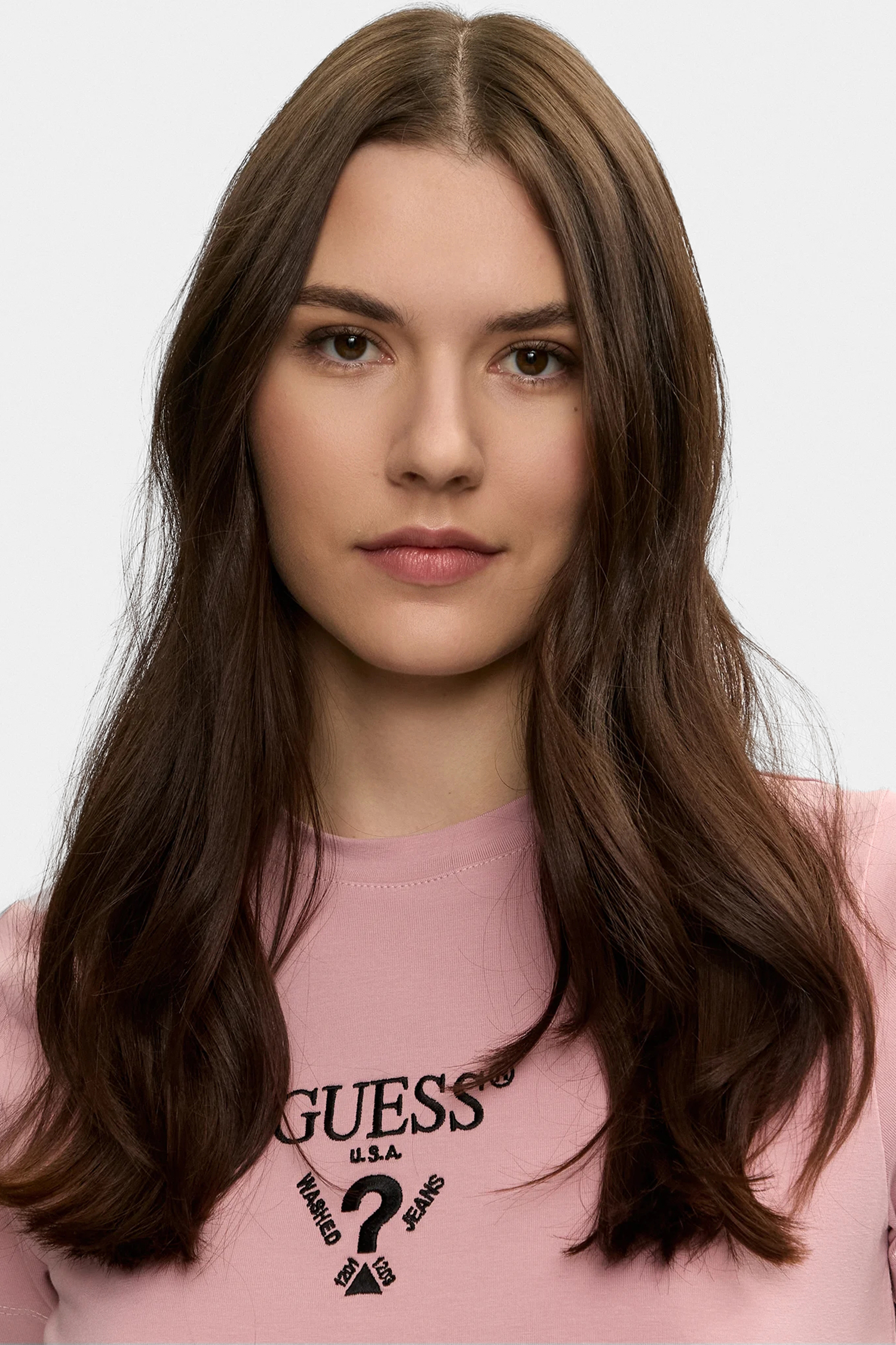 Жіноча рожева футболка Guess V4YI21.KCDH1;G4L7