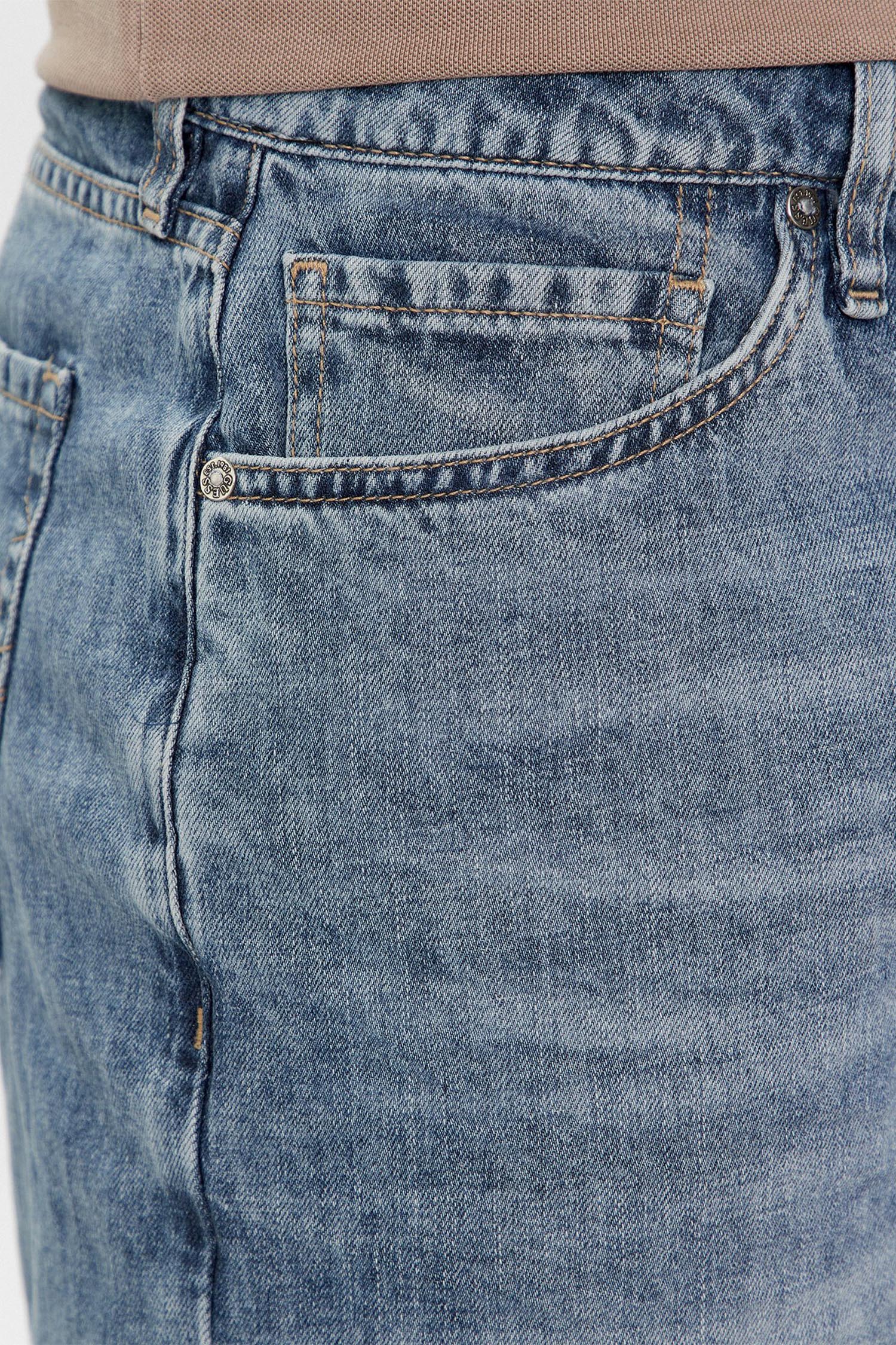Мужские голубые джинсовые шорты Guess M4GD27.D5AY2;EXPE