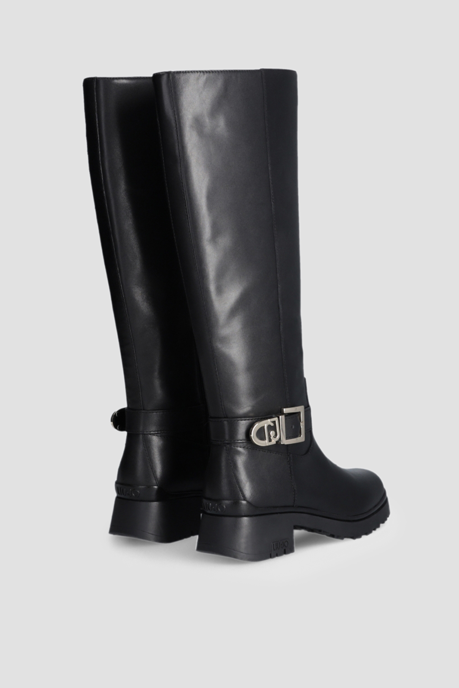 Жіночі чорні шкіряні чоботи Liu Jo SF4139.P0102;22222