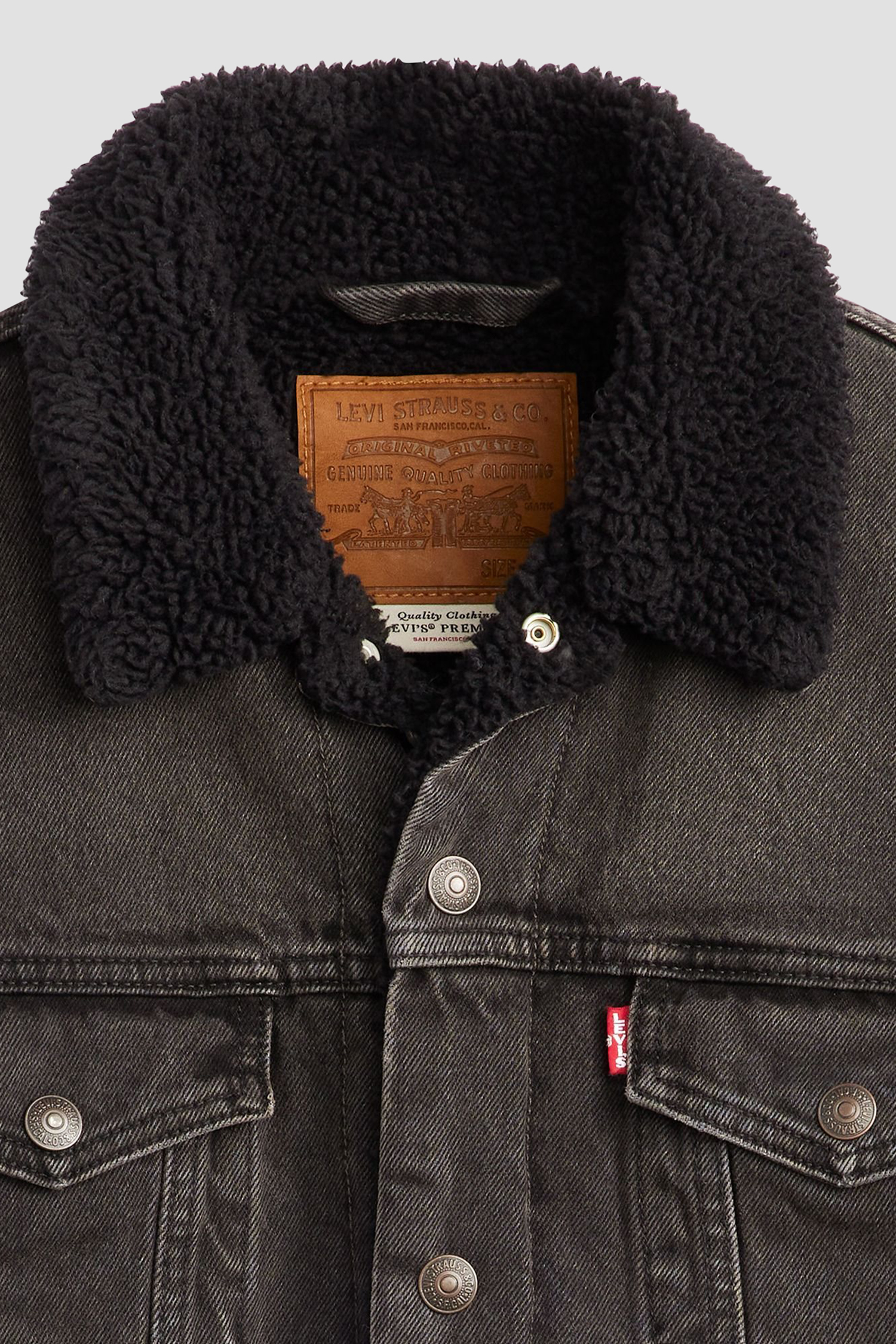 Чоловіча чорна джинсова куртка Levi’s® 16365;0241