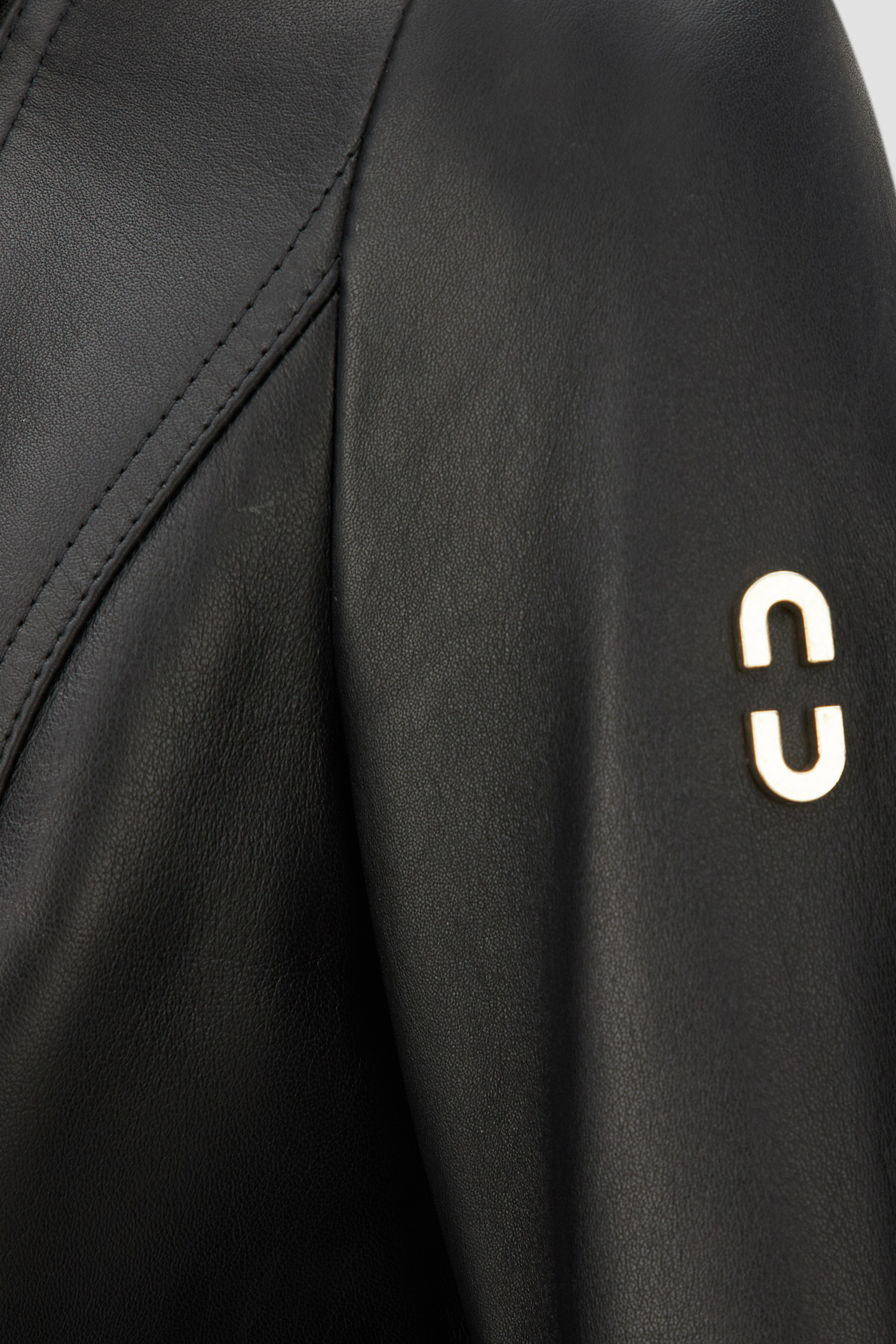 Женская черная кожаная косуха STILNOLOGY 63P921;001