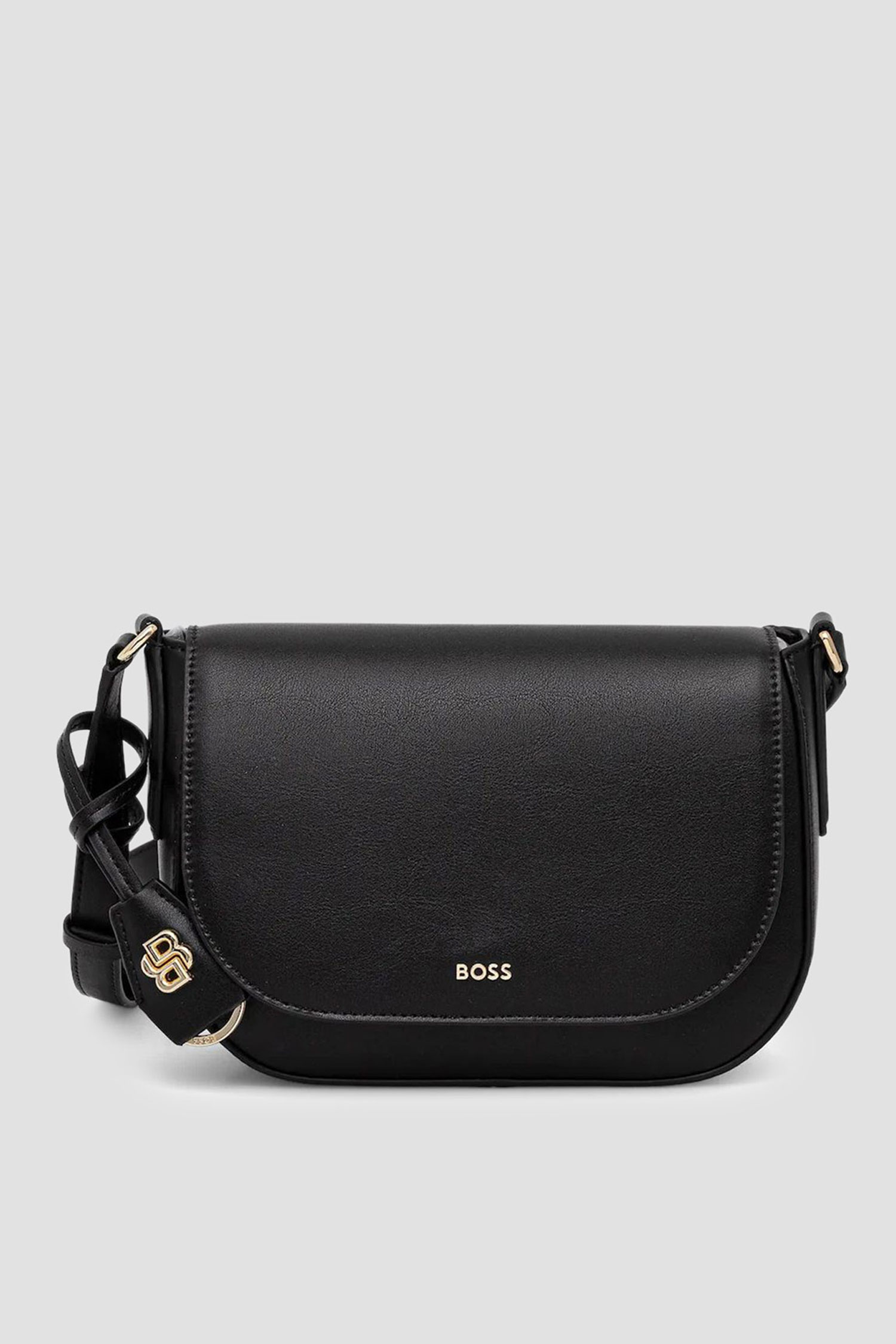 Женская черная кожаная сумка BOSS 50547756;001