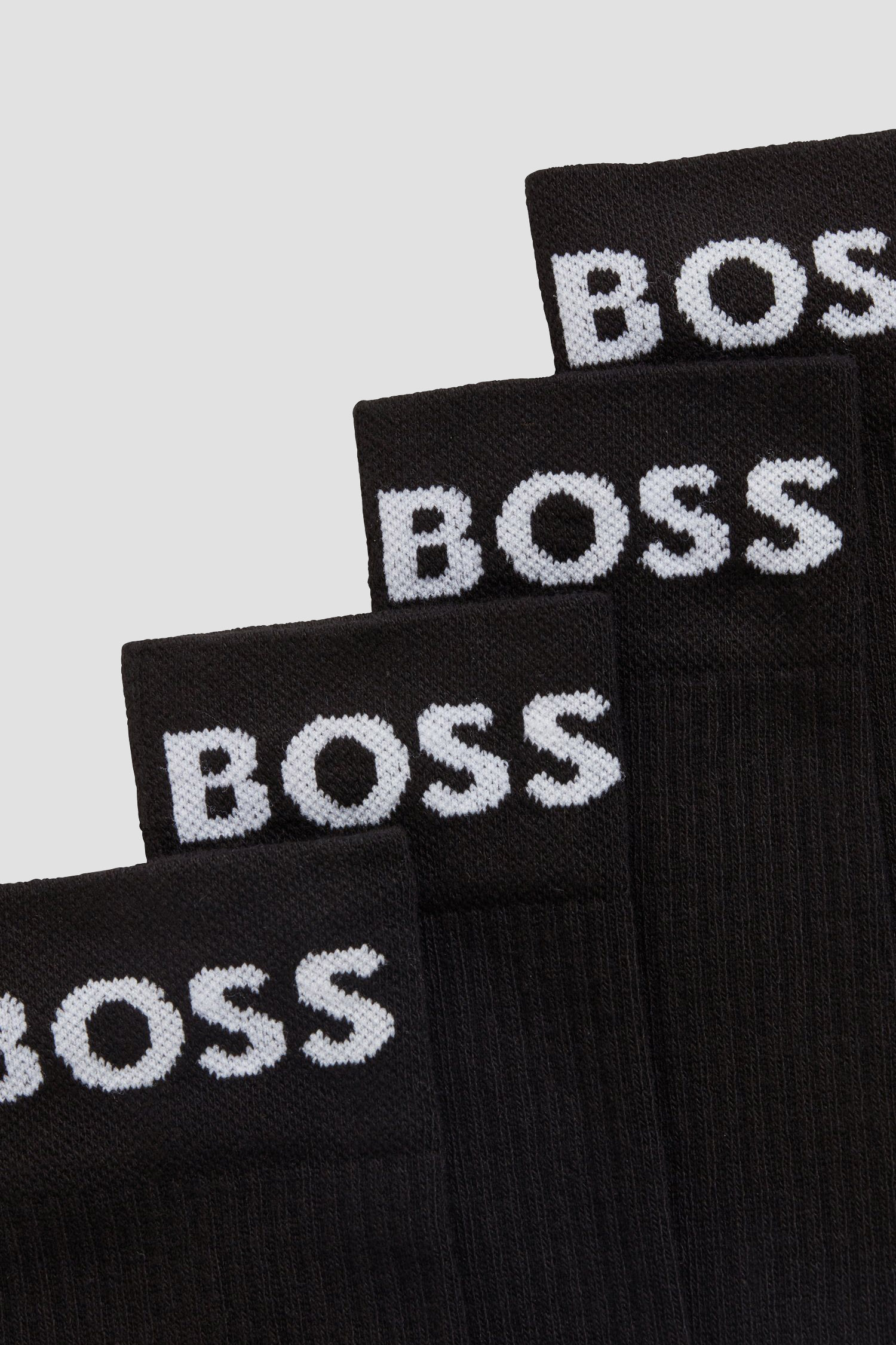 Чоловічі чорні шкарпетки (2 пари) BOSS 50469747;001