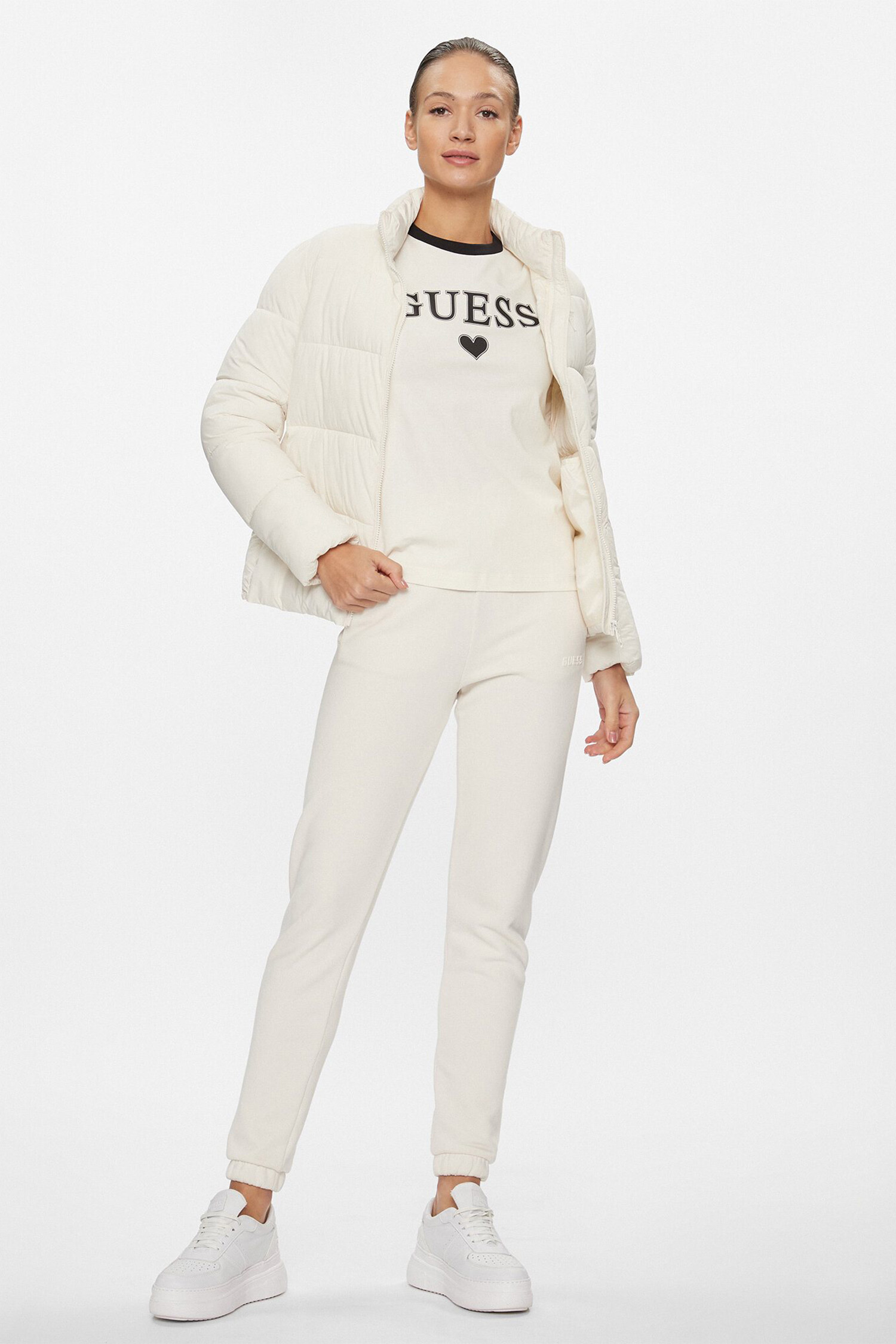 Женская белая футболка Guess V4RI04.K8FQ4;G015