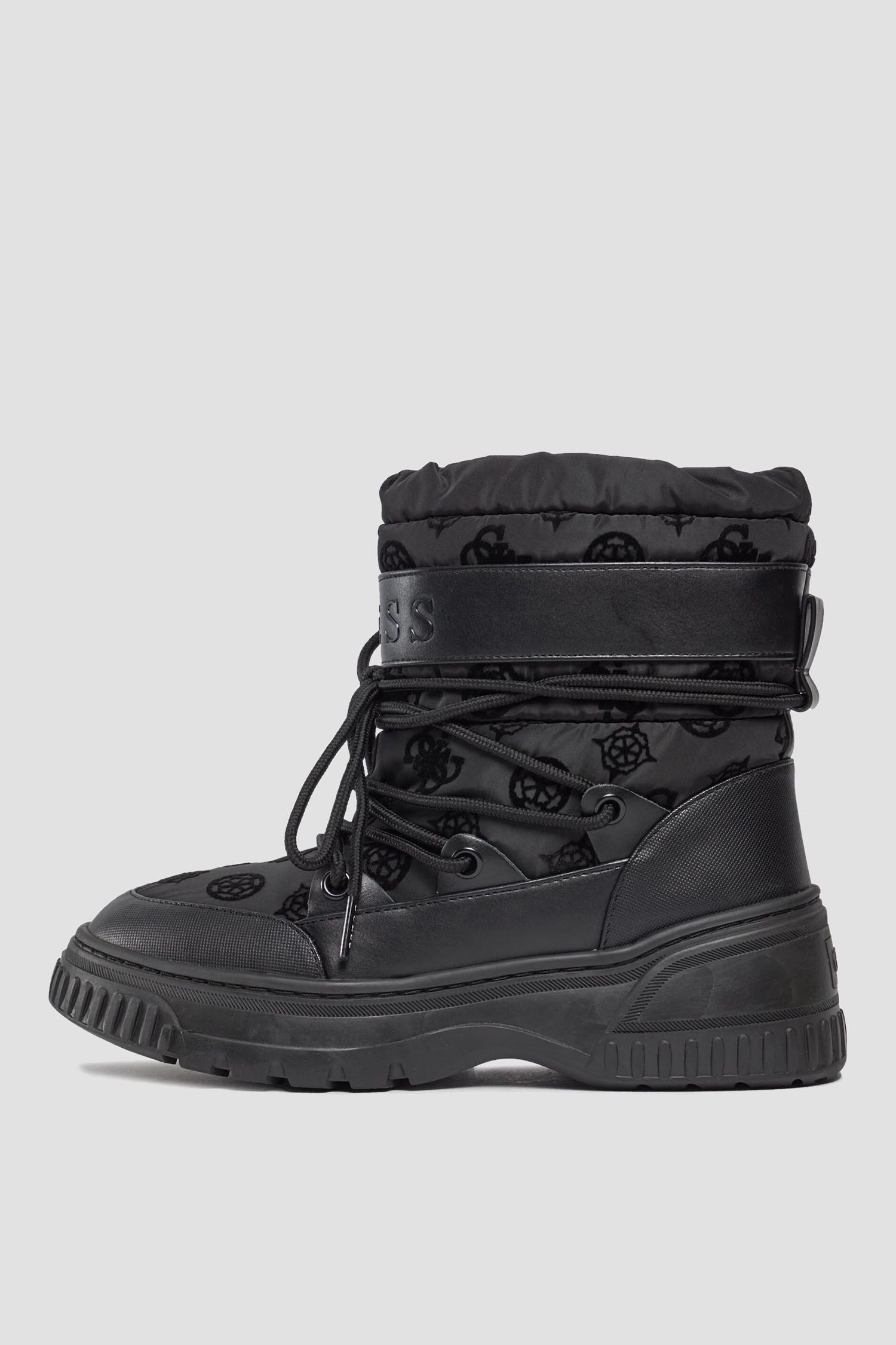 Женские черные дутики Guess FL8DRA.FAL10;BLACK