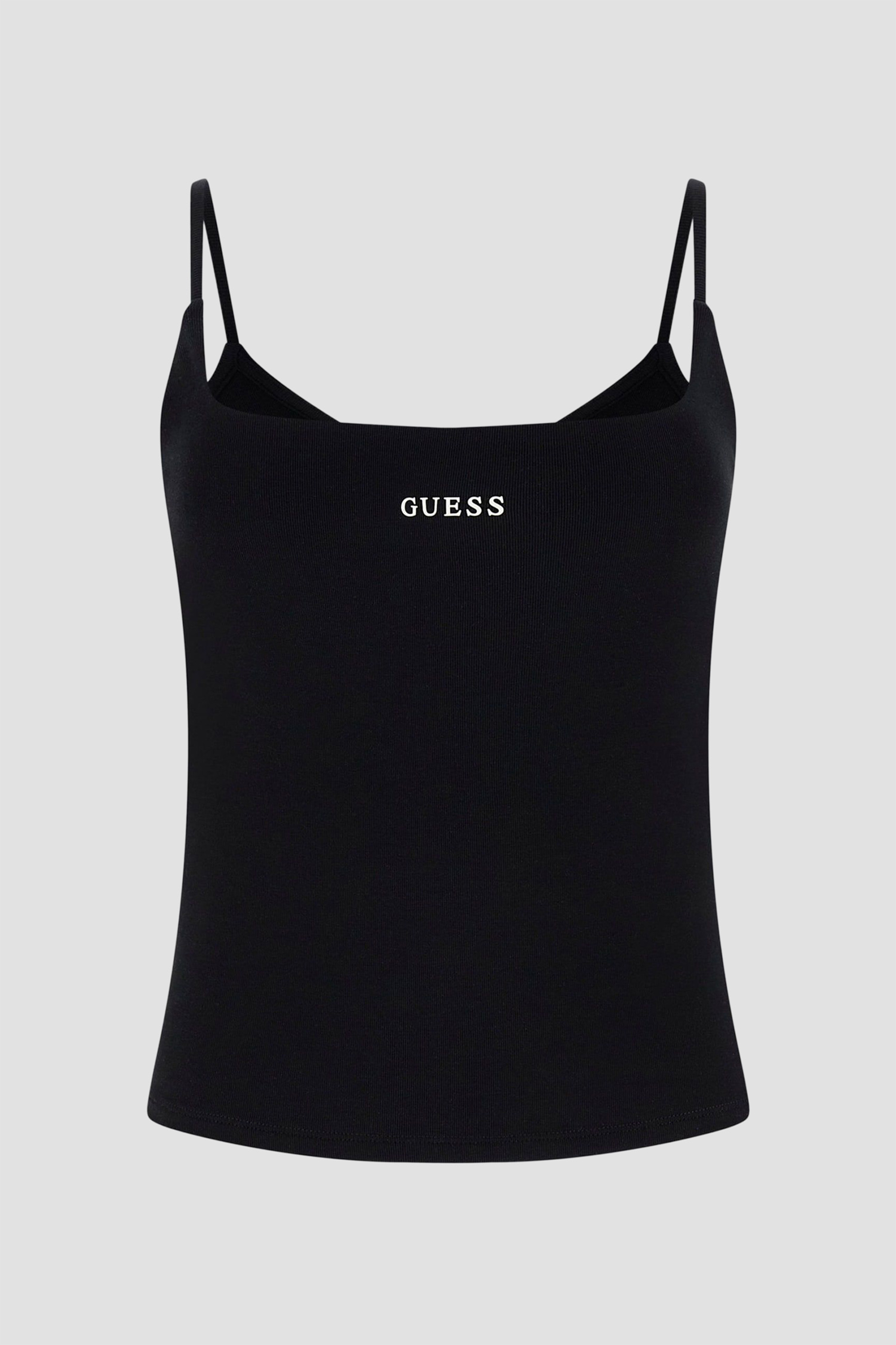 Жіночий чорний топ Guess V6GP18.K3470;JBLK