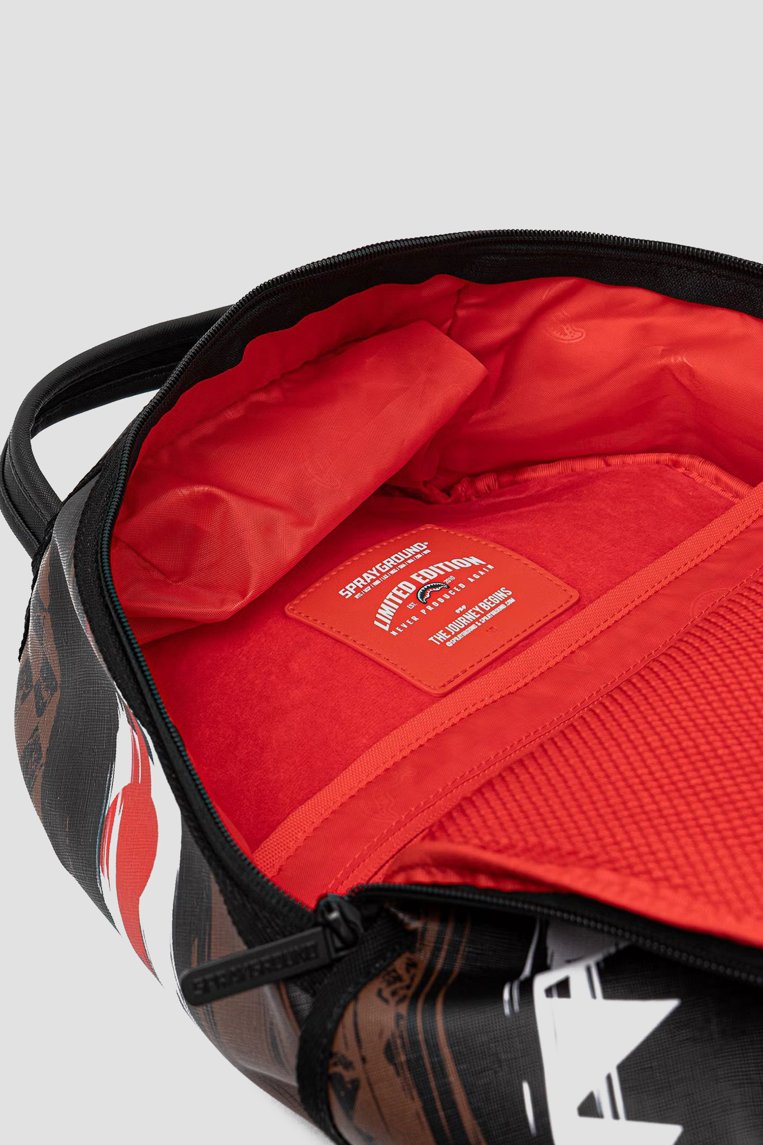 Коричневый рюкзак с узором SPRAYGROUND 910B8556NSZ;0