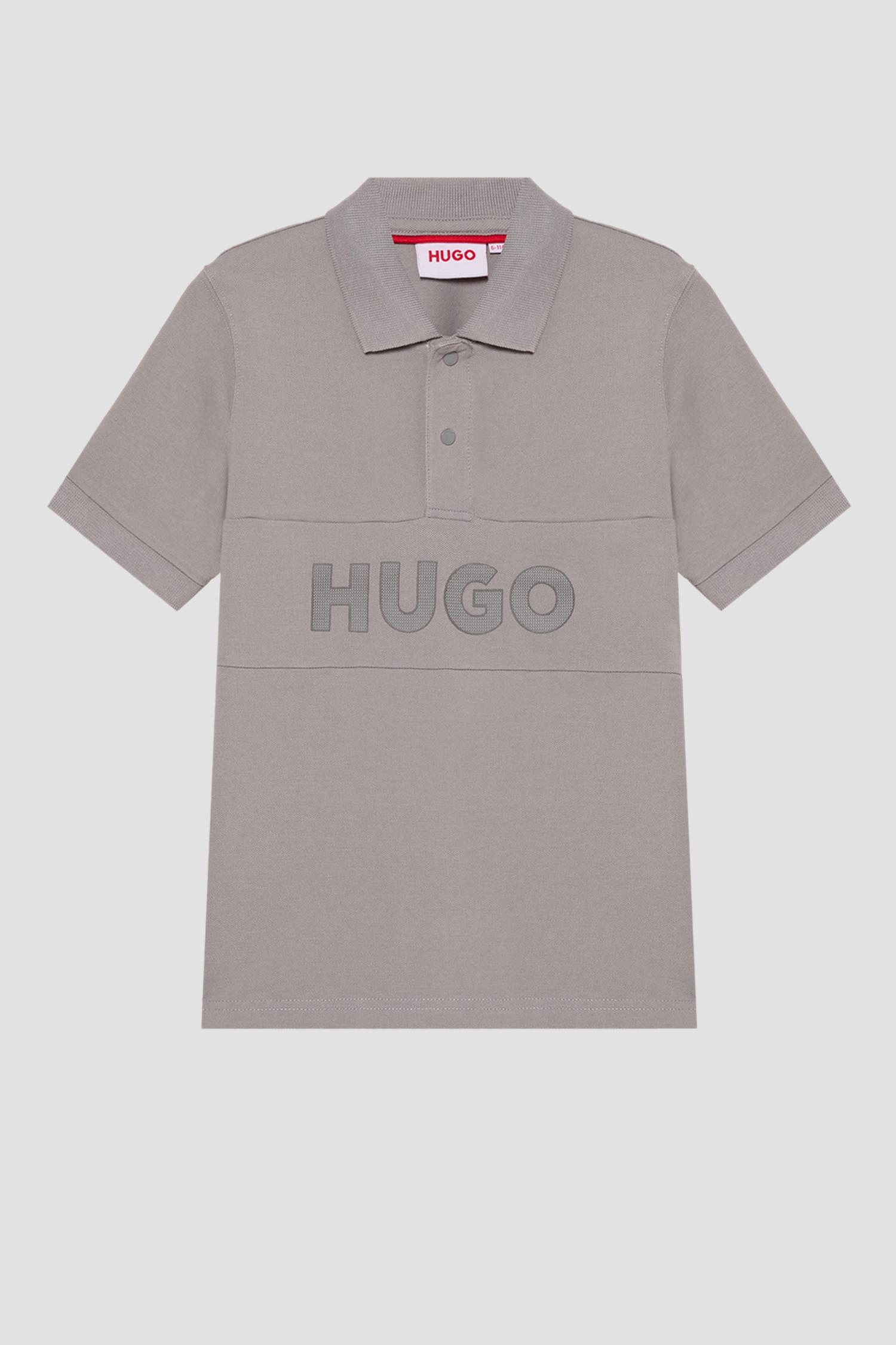 Детское серое поло HUGO kids ZG00343;C03F