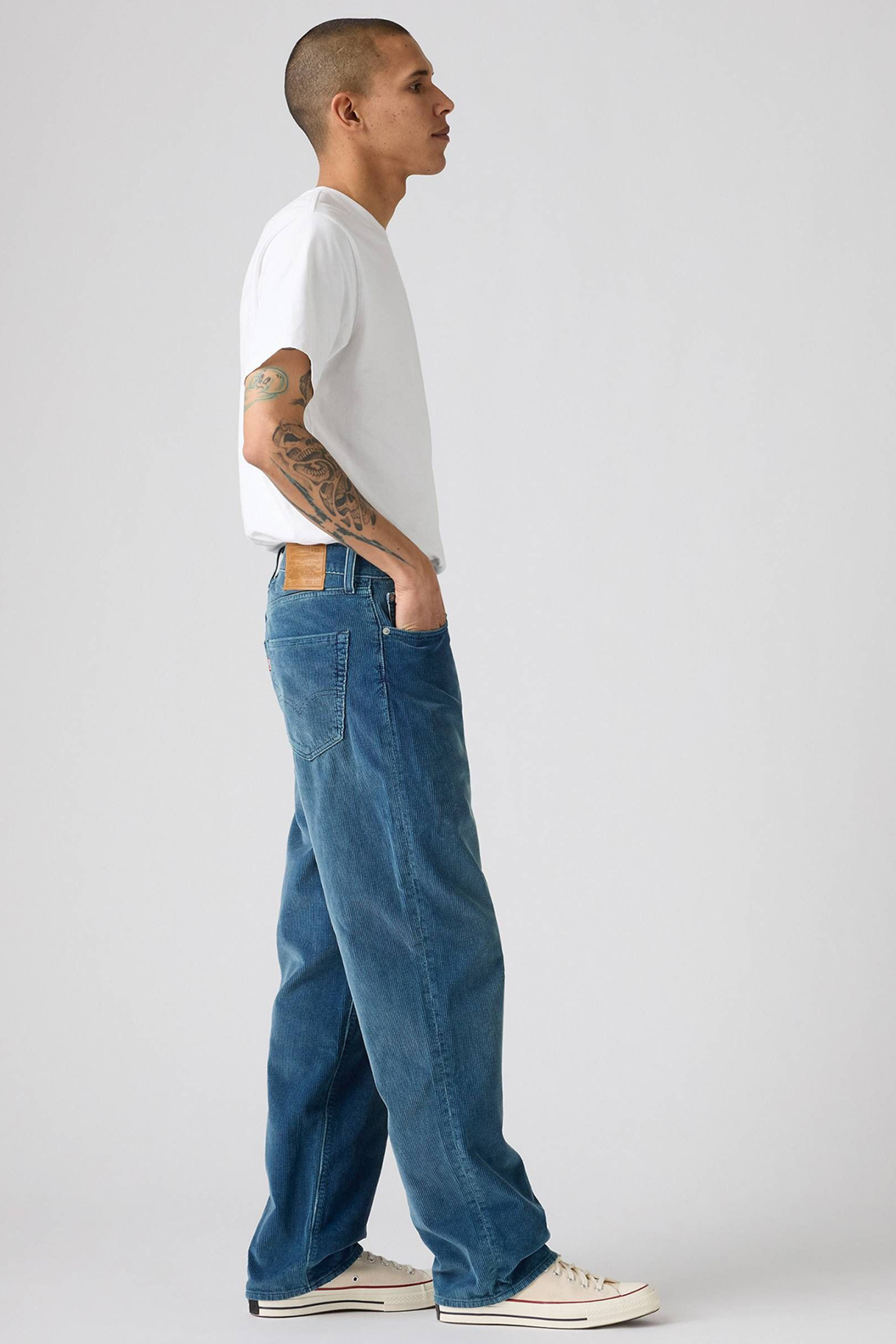 Чоловічі блакитні вельветові джинси 568™ Loose Straight Corduroy Levi’s® 29037;0124