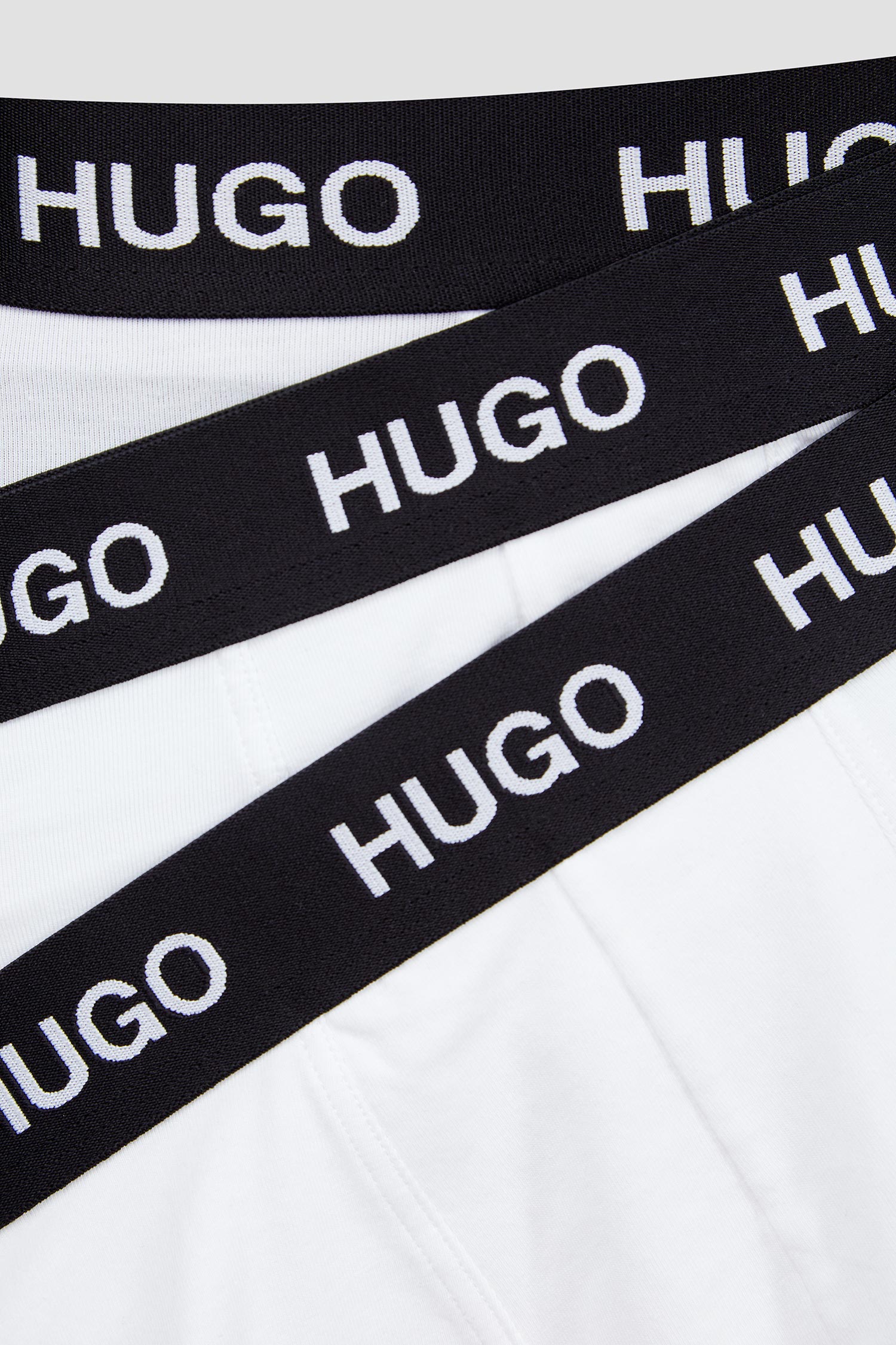 Чоловічі білі боксери (3 шт) HUGO 50435463;100