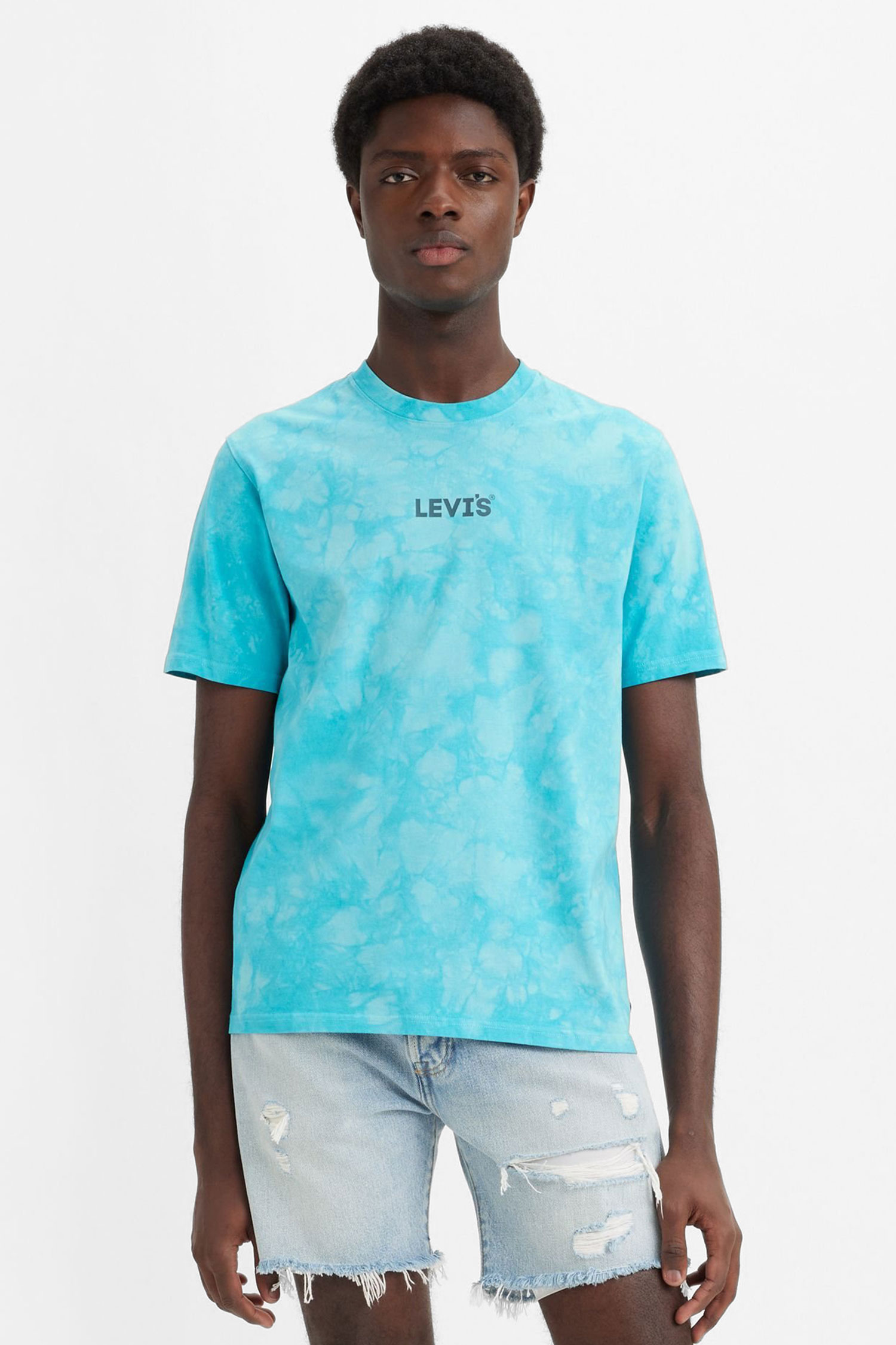 Мужская голубая футболка Levi’s® 16143;1020