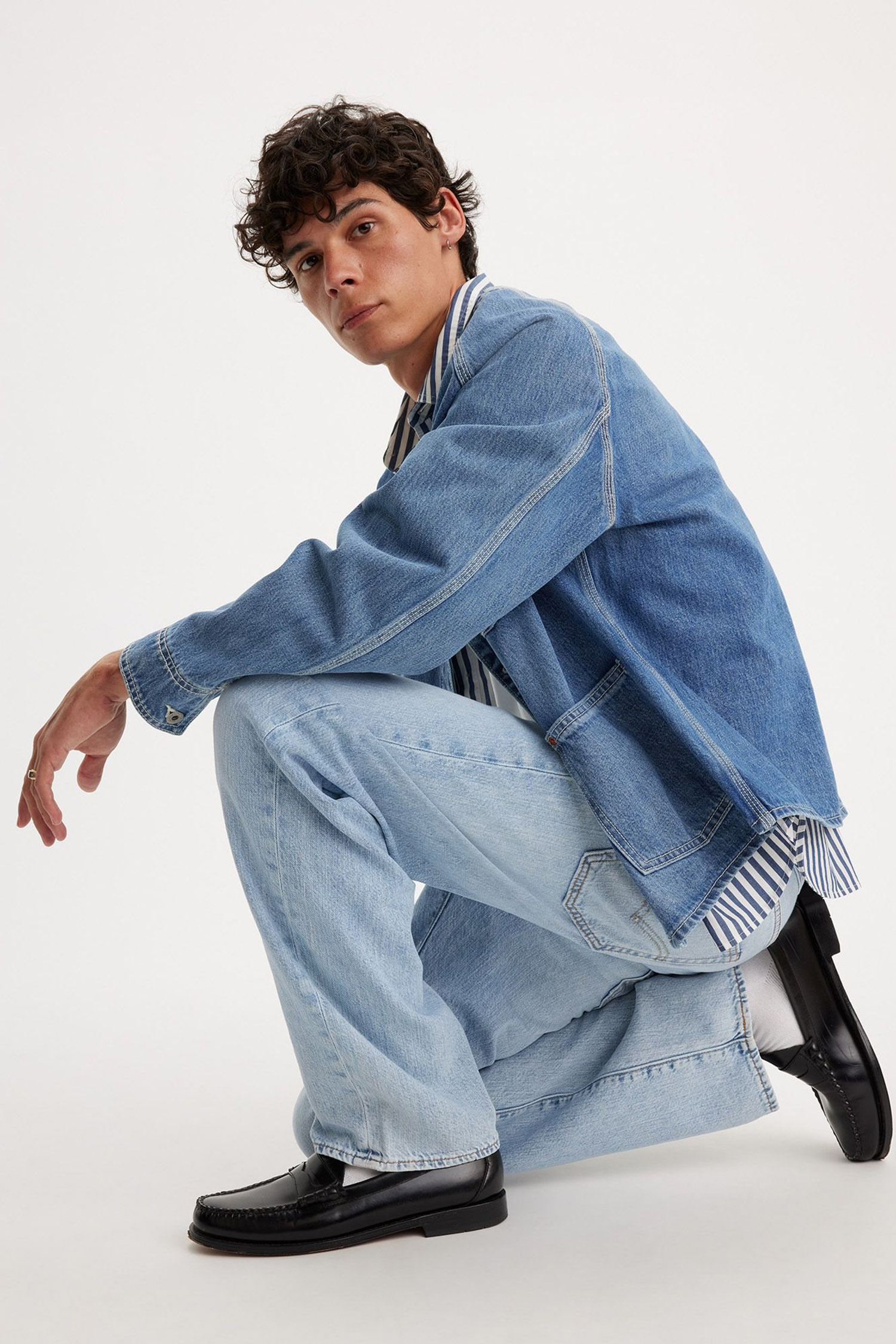 Чоловічі блакитні джинси 568® Loose Straight Levi’s® 29037;0070