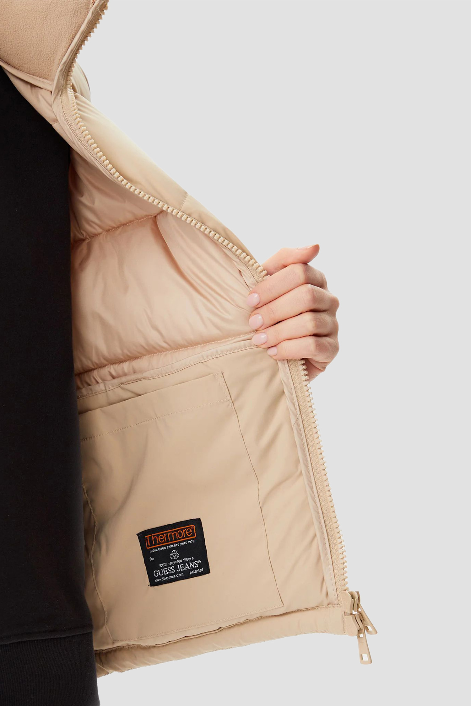 Женский бежевый жилет Guess Jeans W4BN59.WGII2;A117