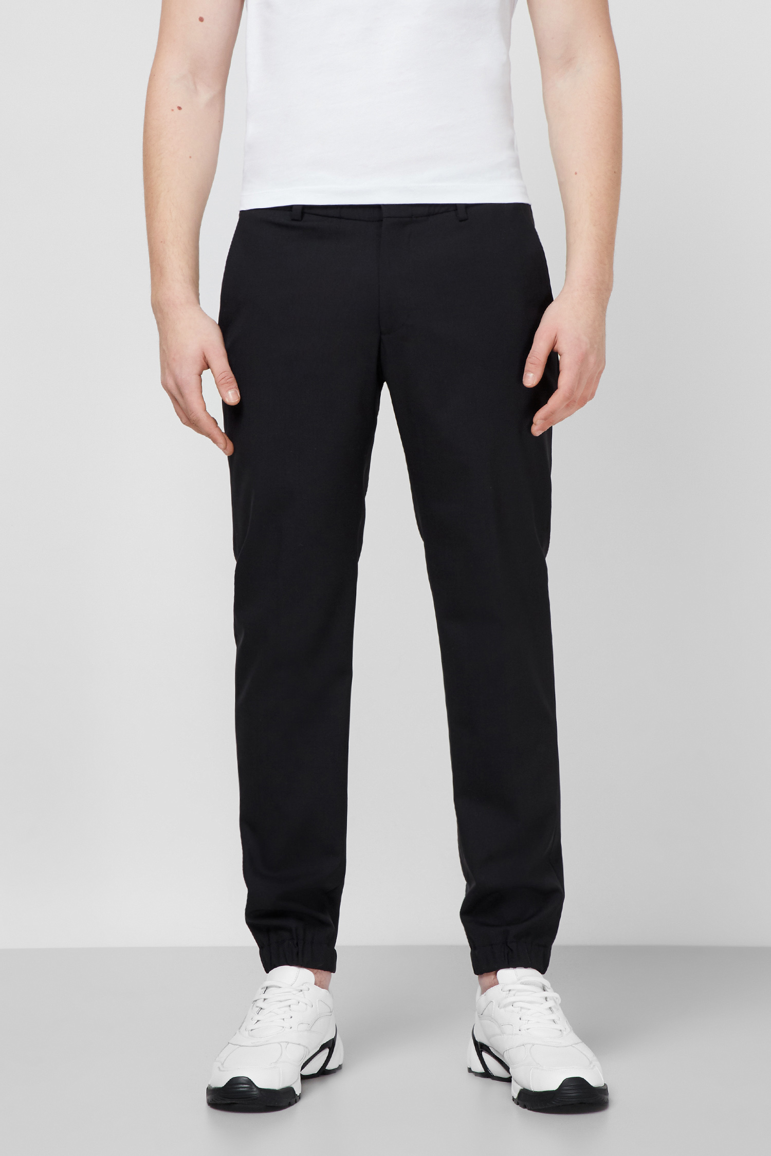 Черные шерстяные брюки для парней Karl Lagerfeld 511099.255019;990