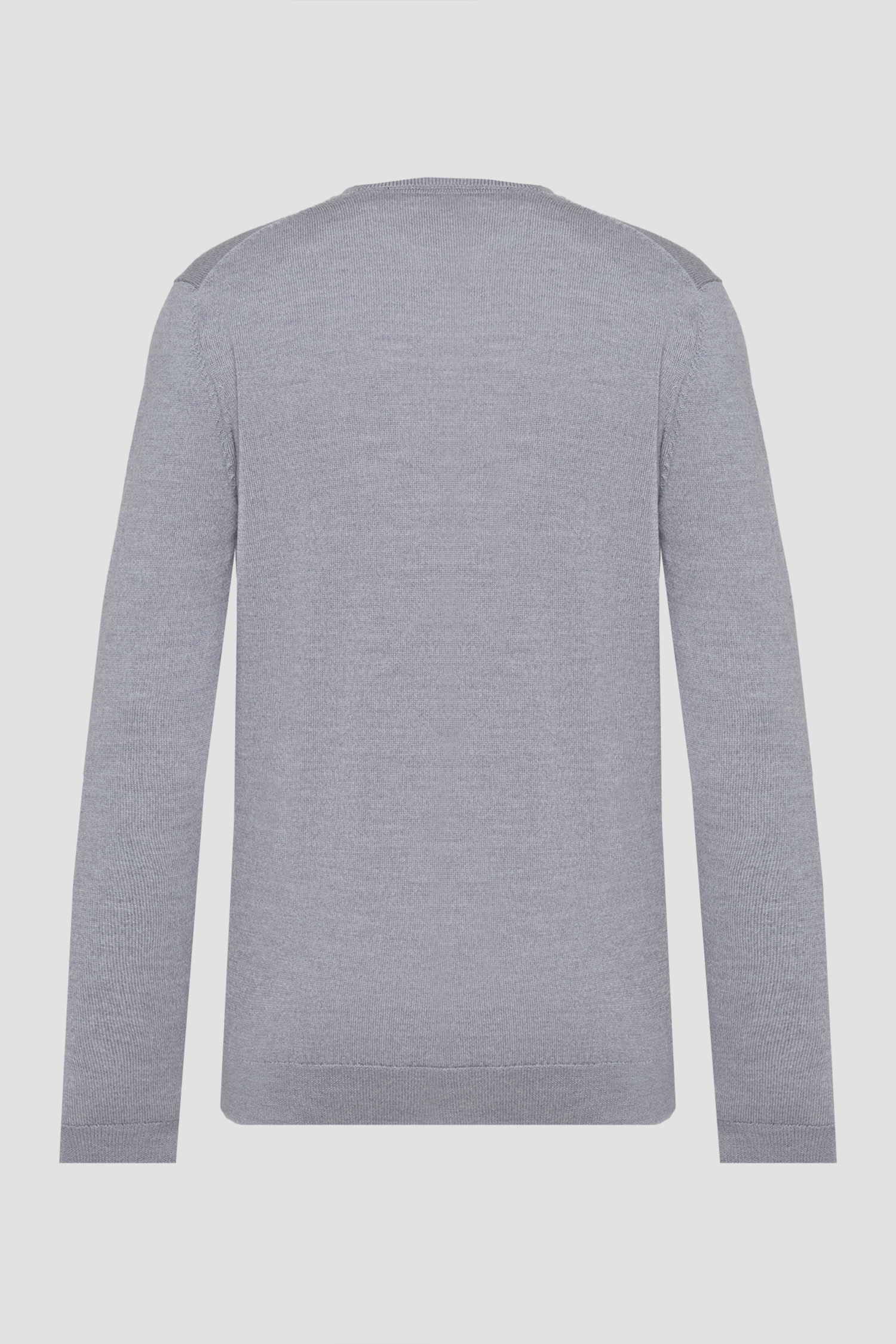 Мужской серый шерстяной джемпер Karl Lagerfeld 553399.655000;941