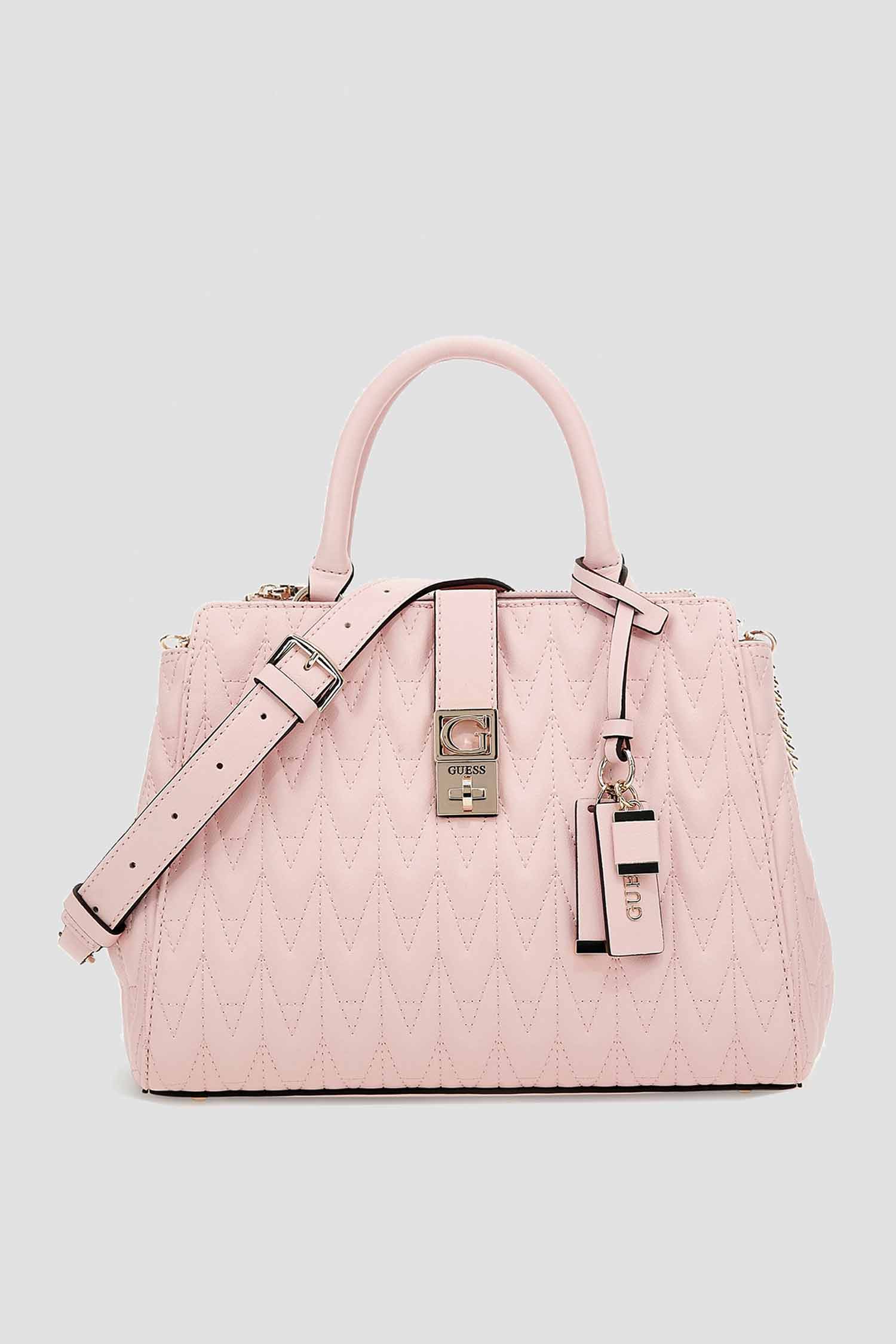Женская розовая сумка Guess HWQG87.62060;PLR
