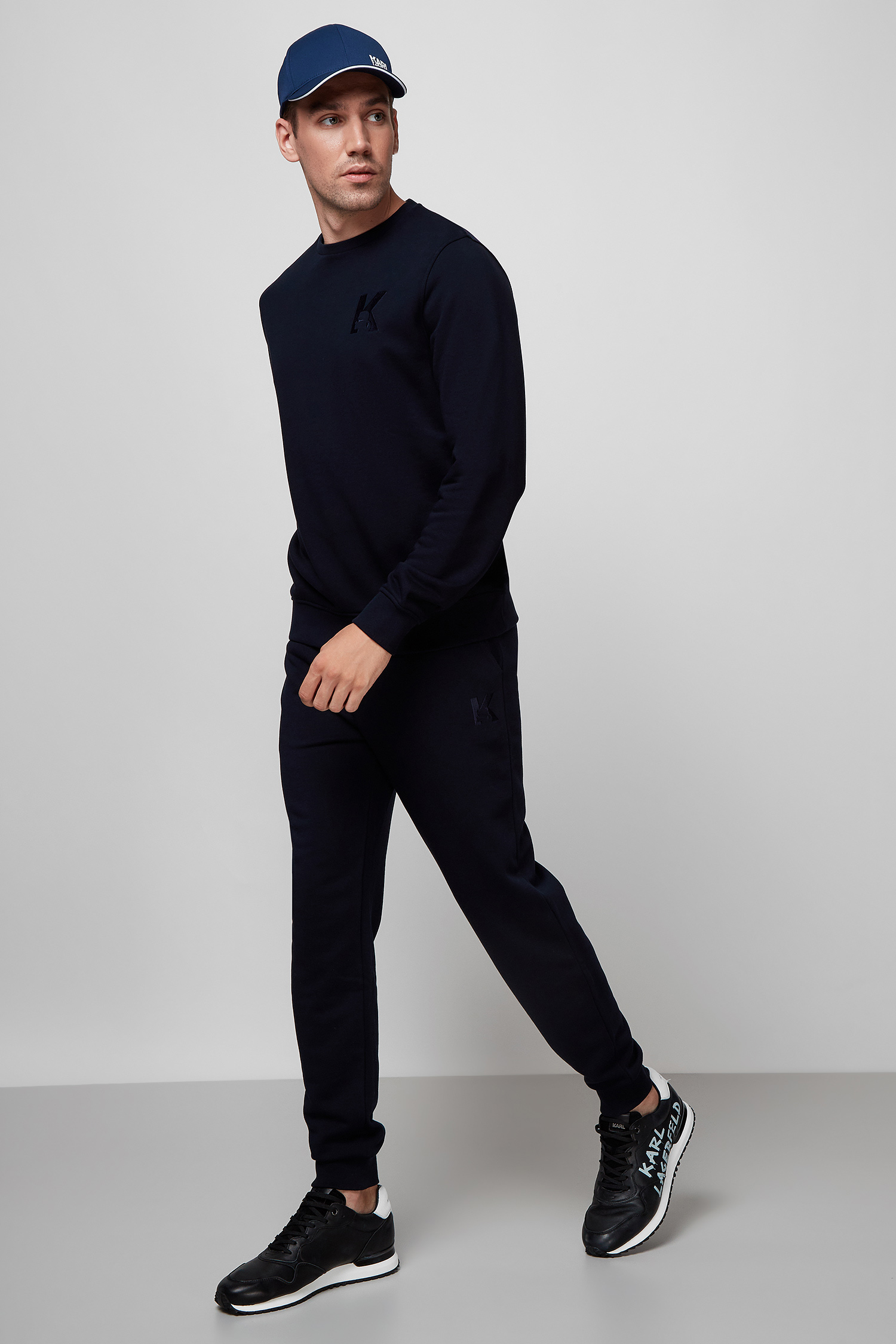 Чоловічий темно-синій світшот Karl Lagerfeld 500900.705890;690