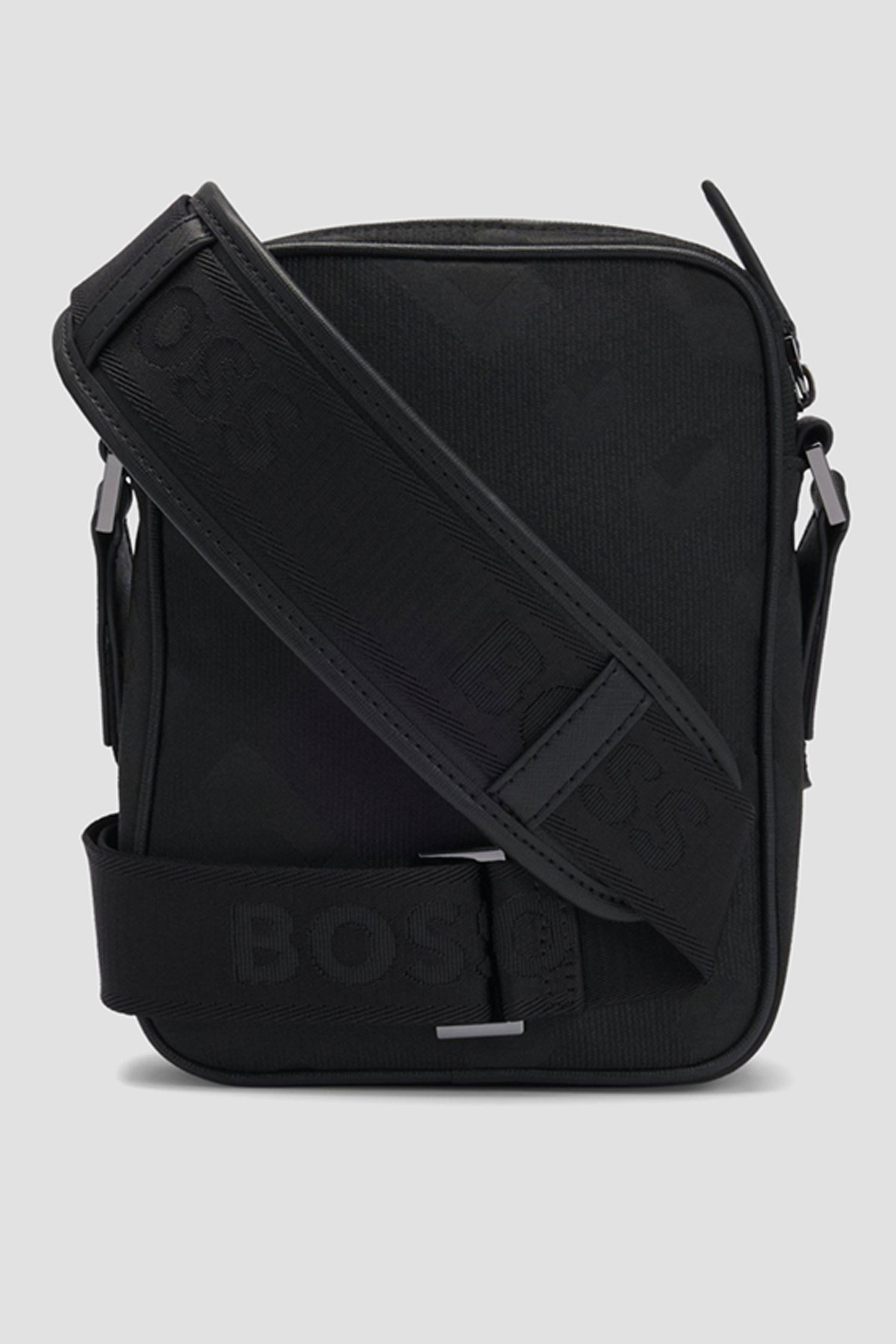 Чоловіча чорна сумка з візерунком BOSS 50536220;001