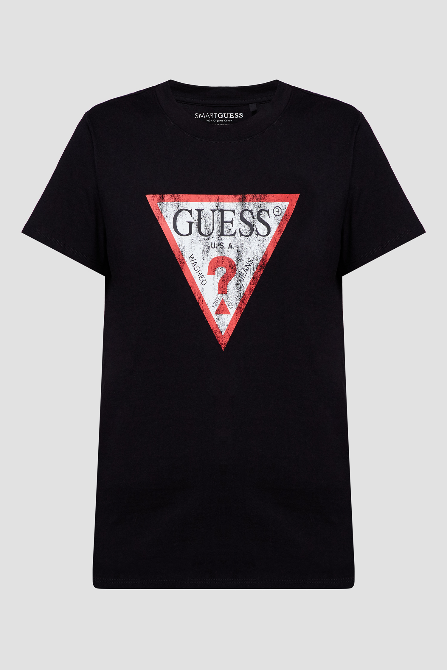 Чорна футболка для дівчат Guess W93I0R.R9I60;JBLK