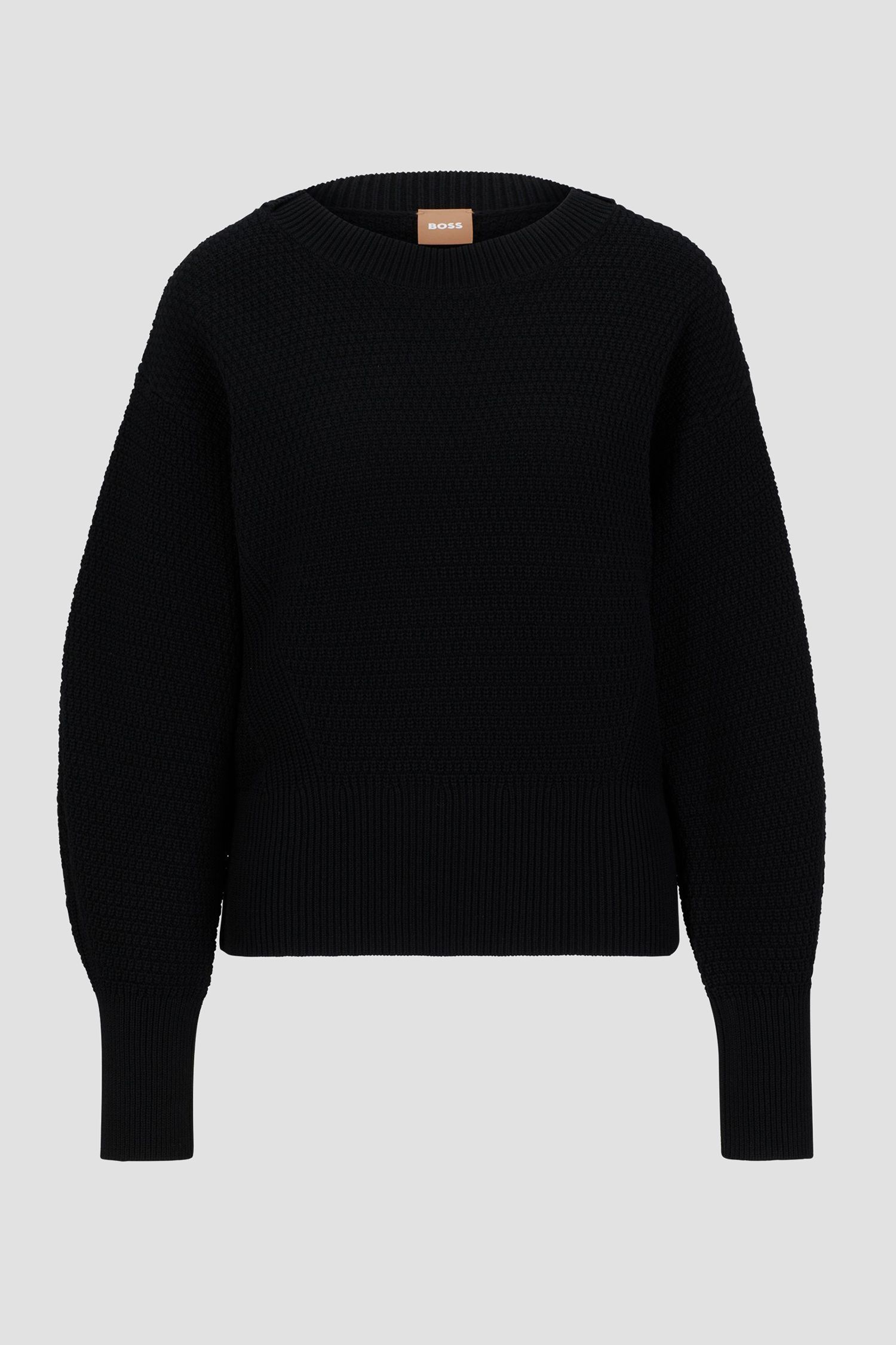Женский черный свитер BOSS 50493913;001
