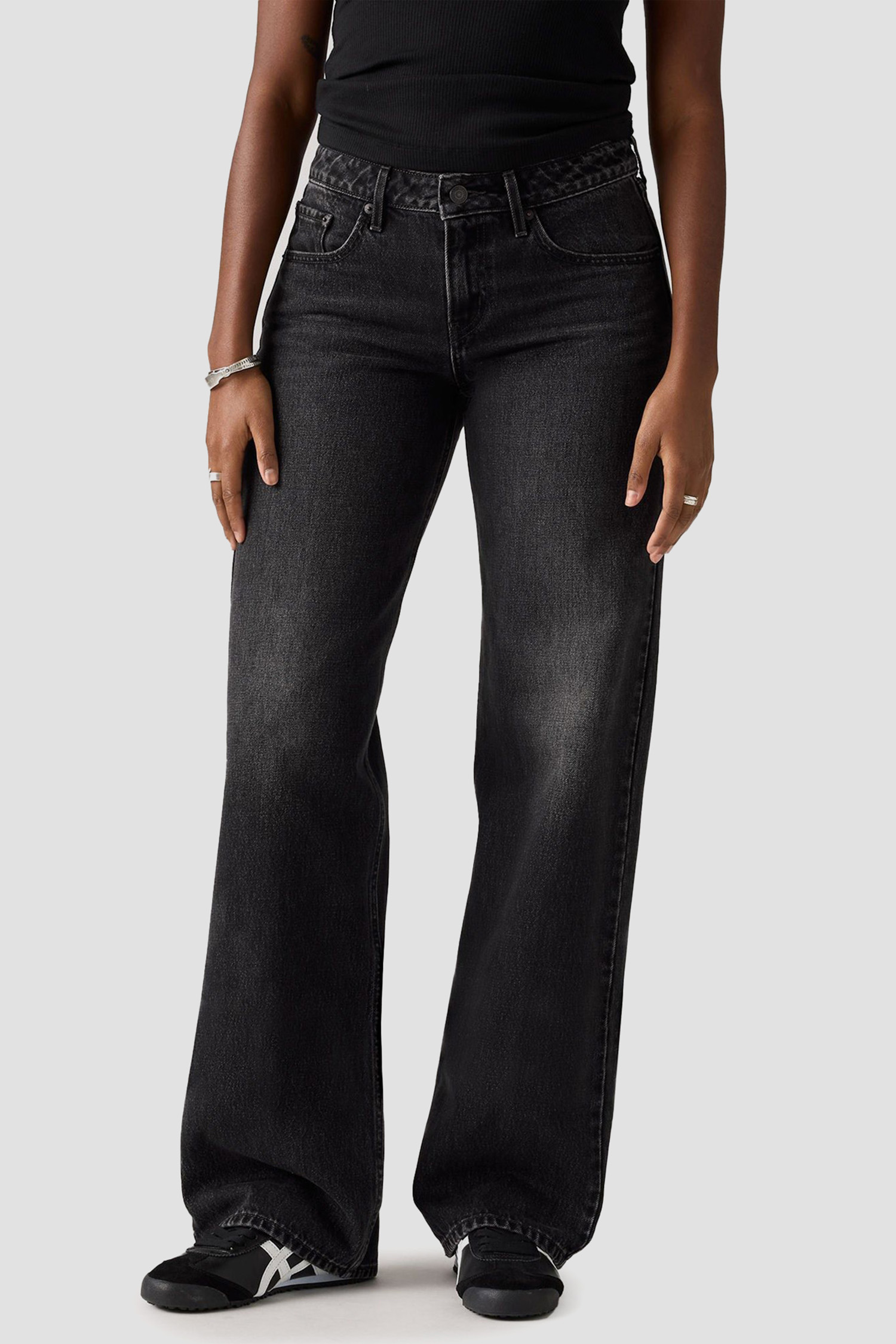 Женские черные джинсы Low Loose Levi’s® A5566;0027