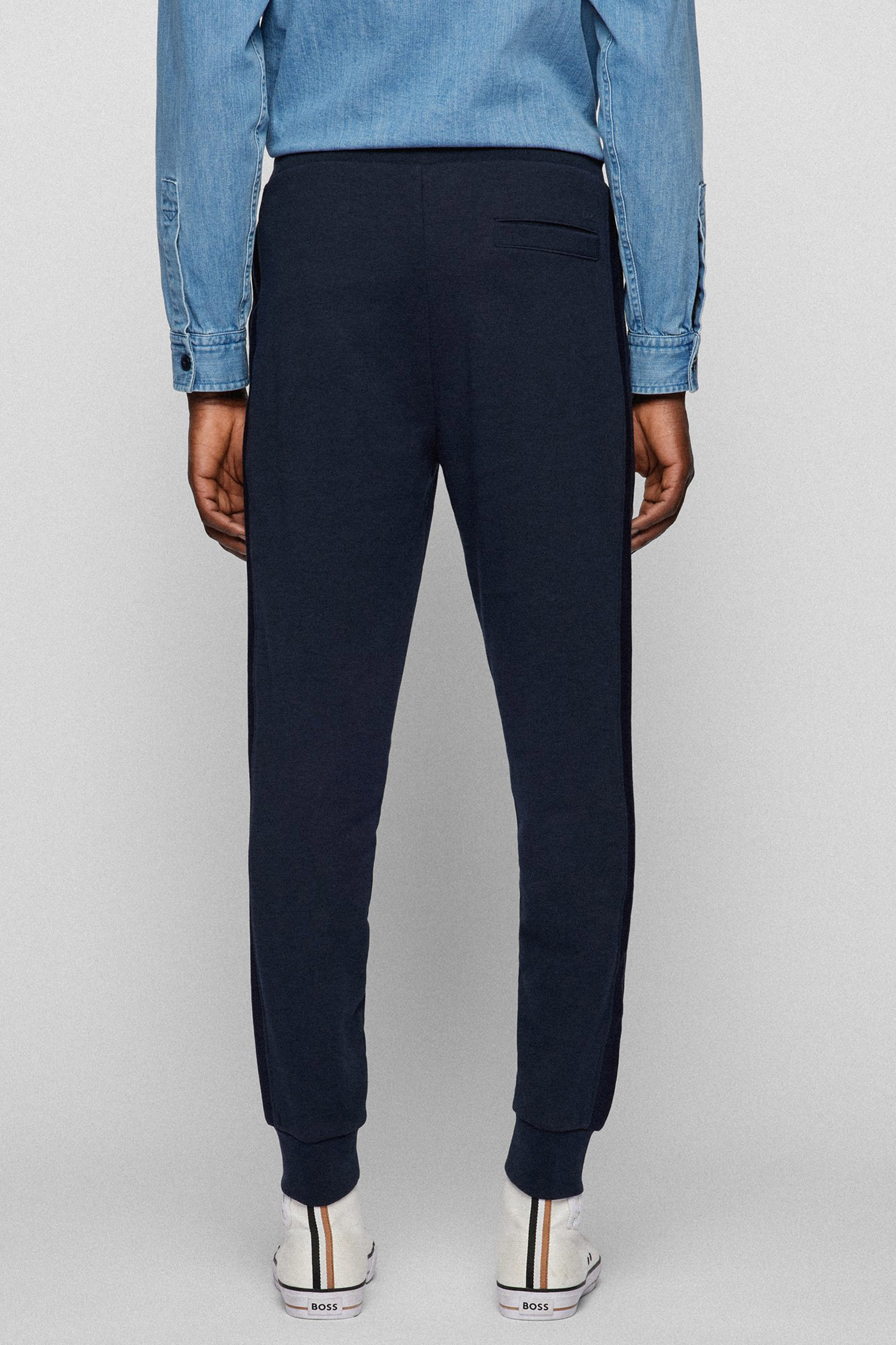 Чоловічі темно-сині спортивні брюки BOSS 50471974;404