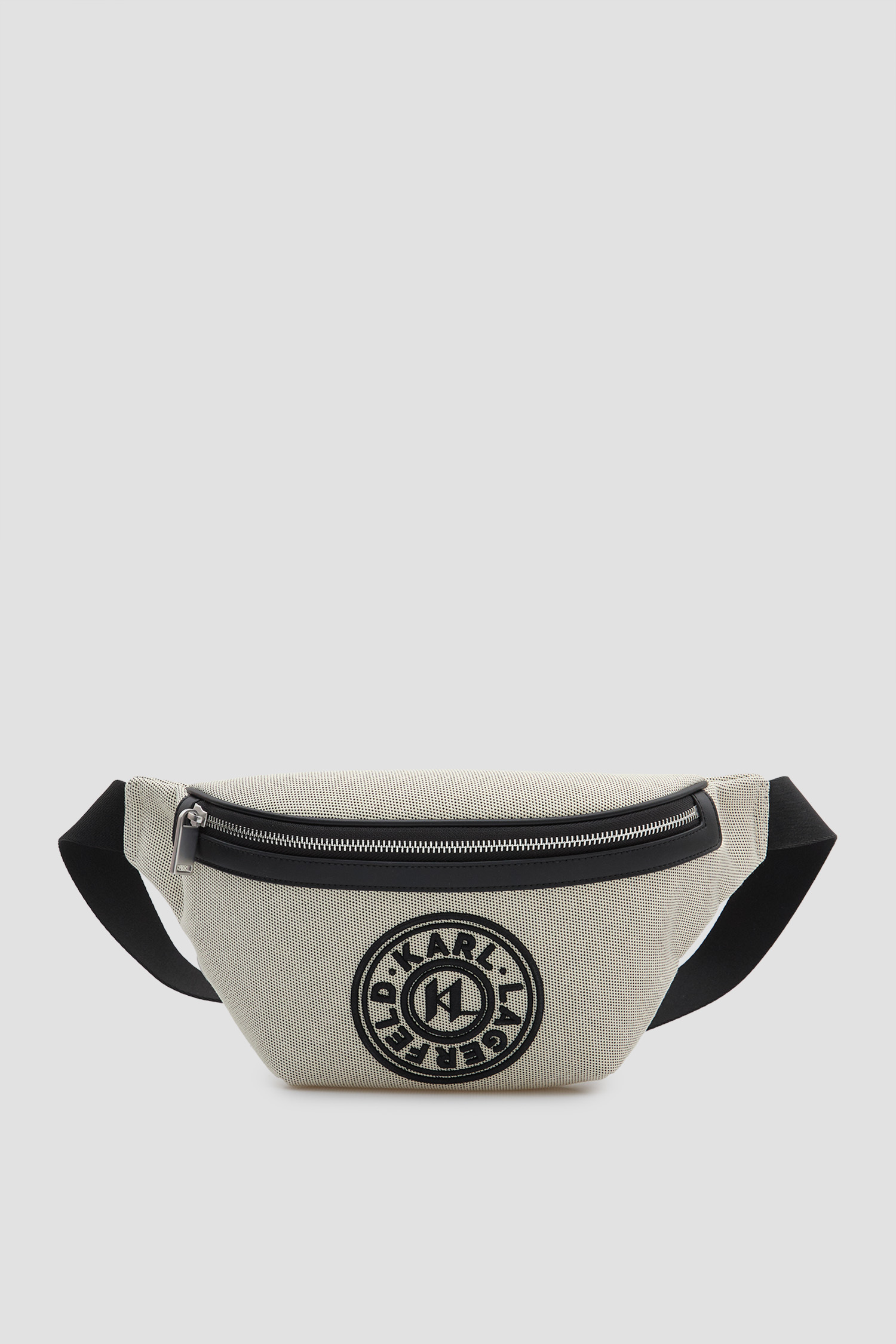 Мужская бежевая поясная сумка Karl Lagerfeld B2M30197;106