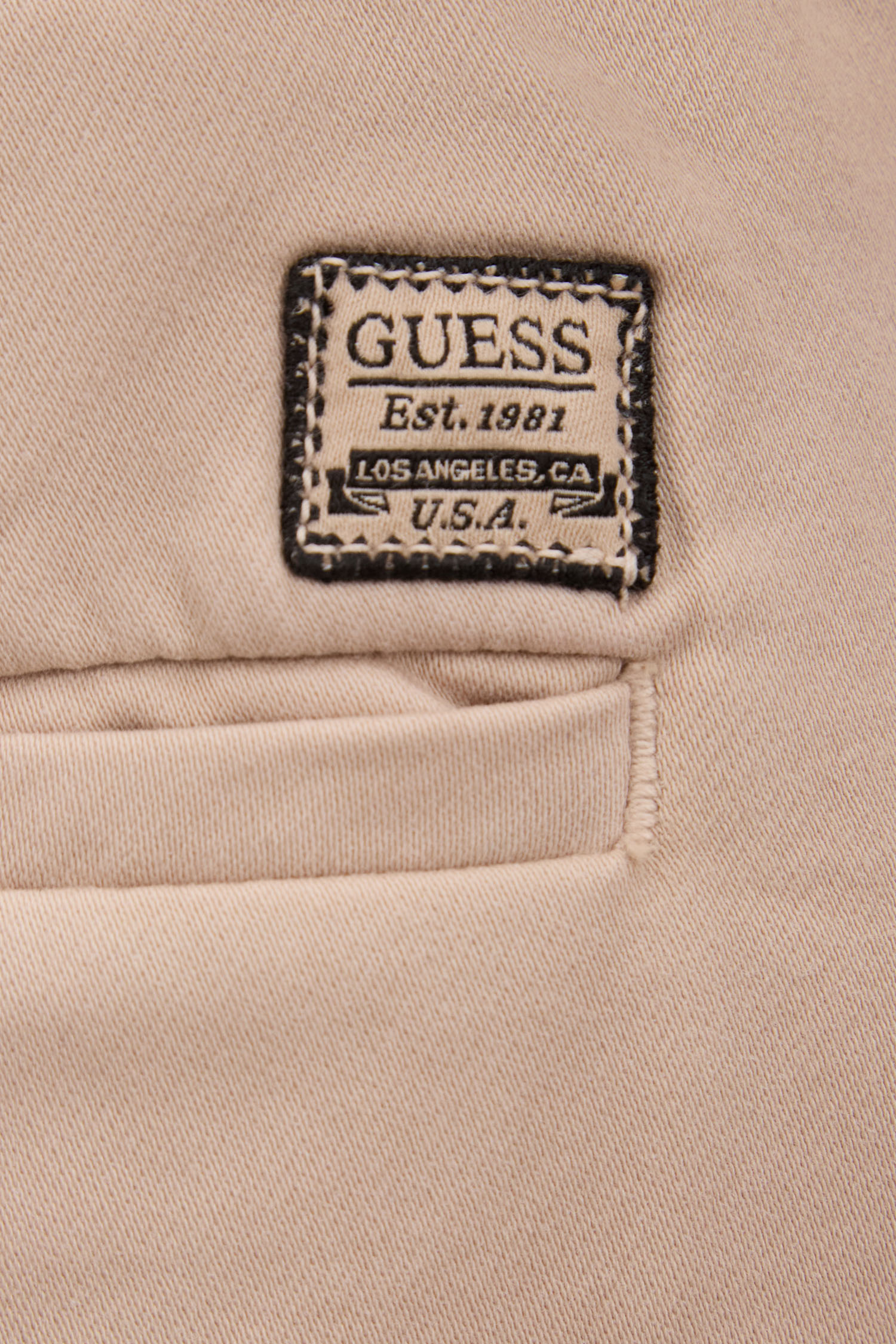 Мужские бежевые брюки Guess M5RB79.WGXY1;G1DR