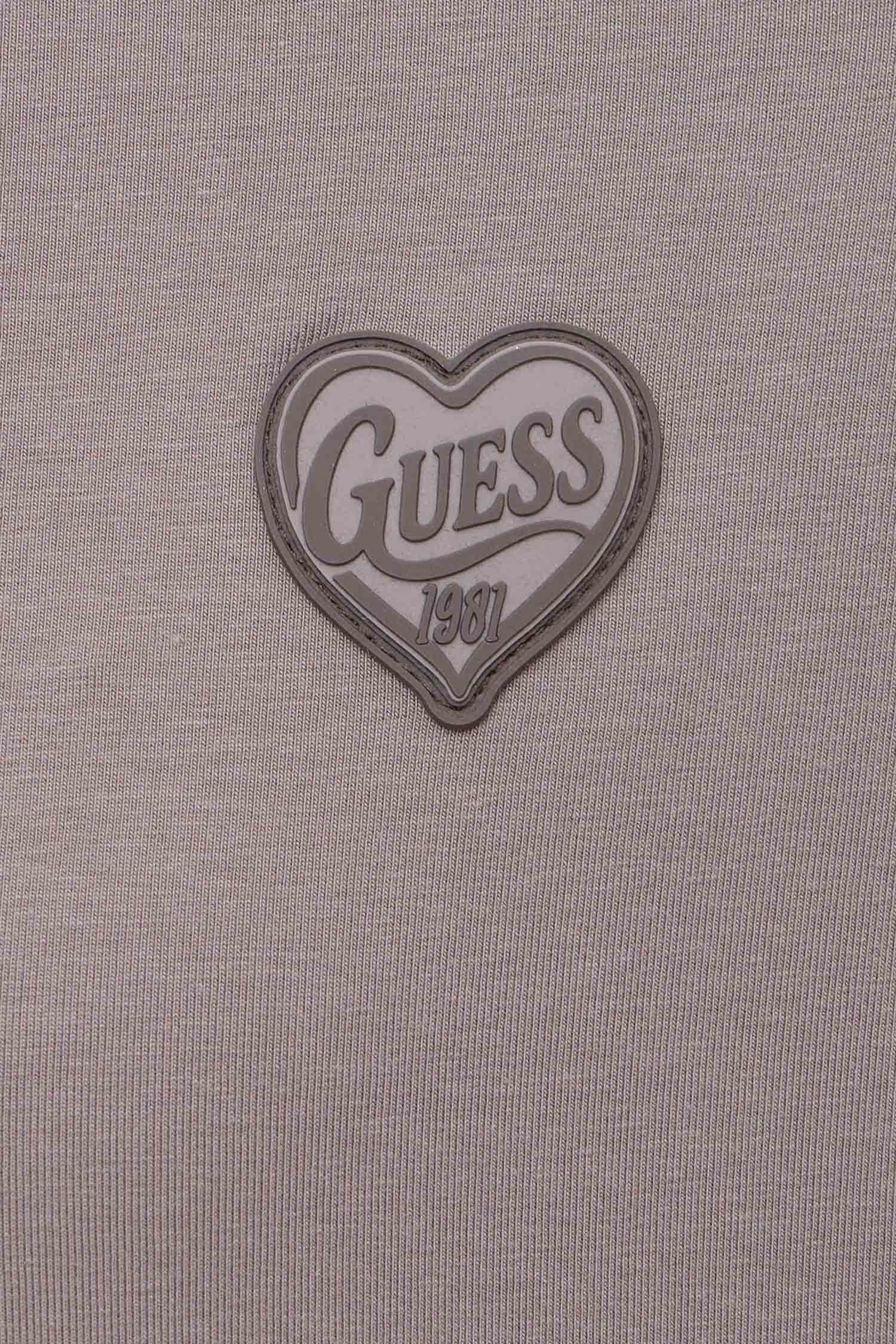 Жіноча бежева футболка Guess V6YI10.K4277;A92V